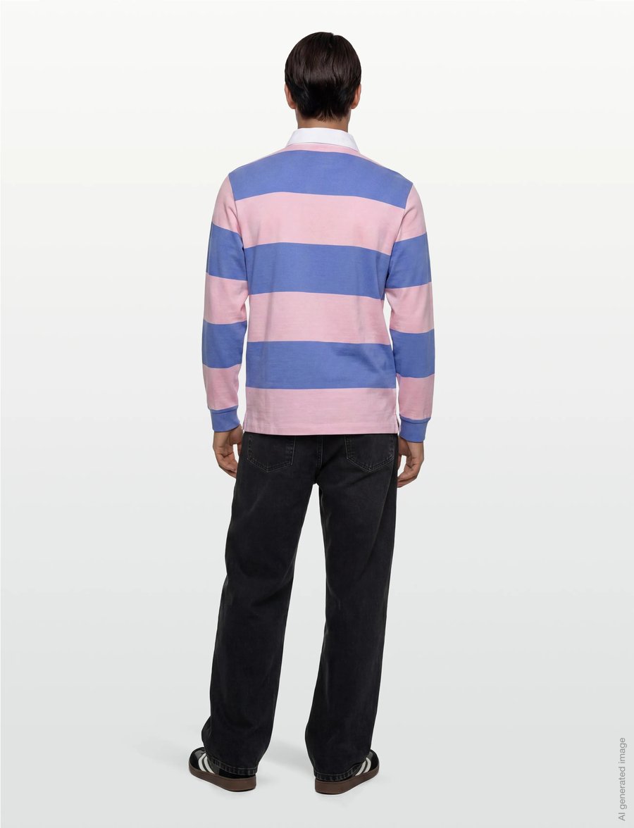 Hackett London - HERITAGE H STR RBY LS - langärmelig - light pink - 4