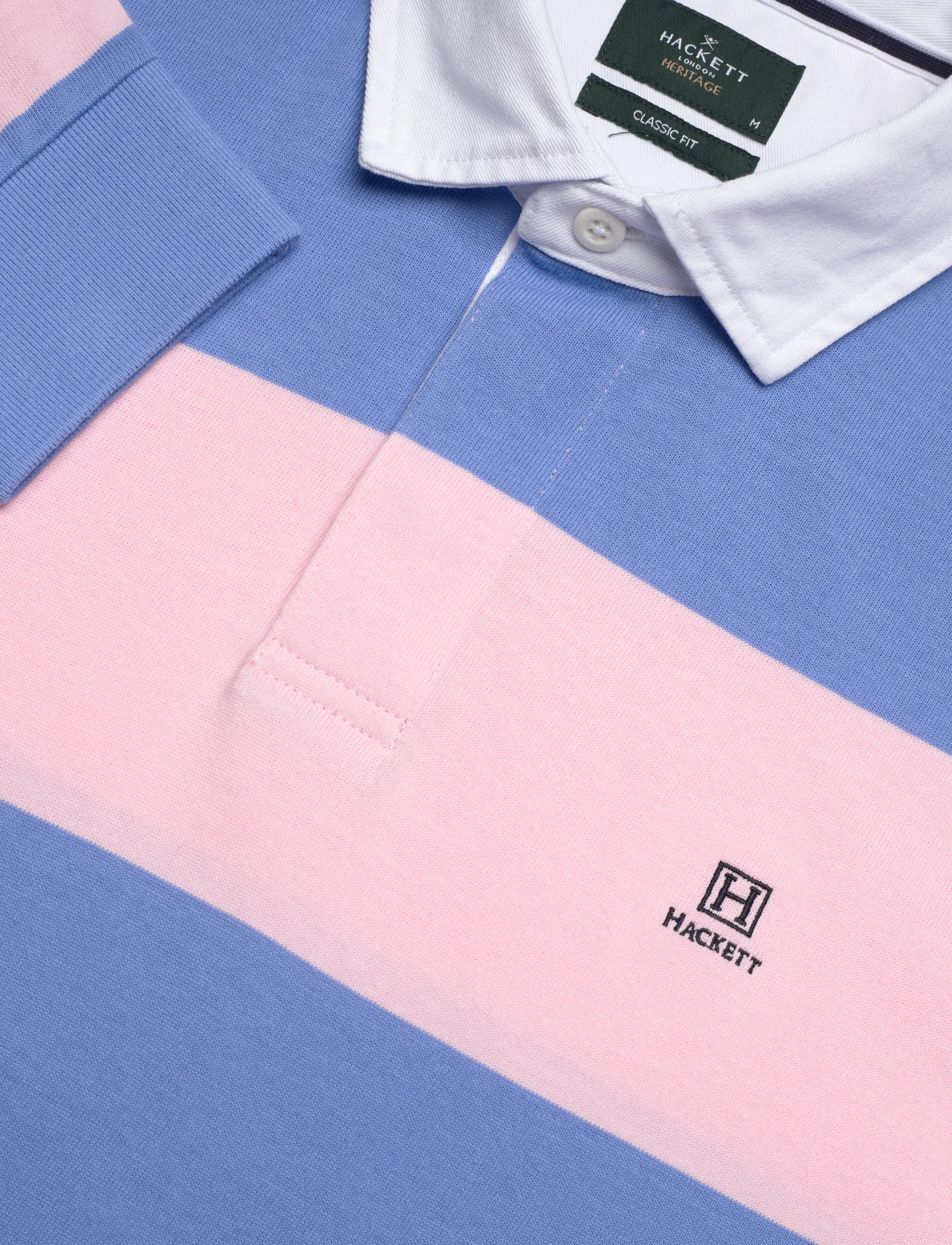 Hackett London - HERITAGE H STR RBY LS - langærmede poloer - light pink - 5