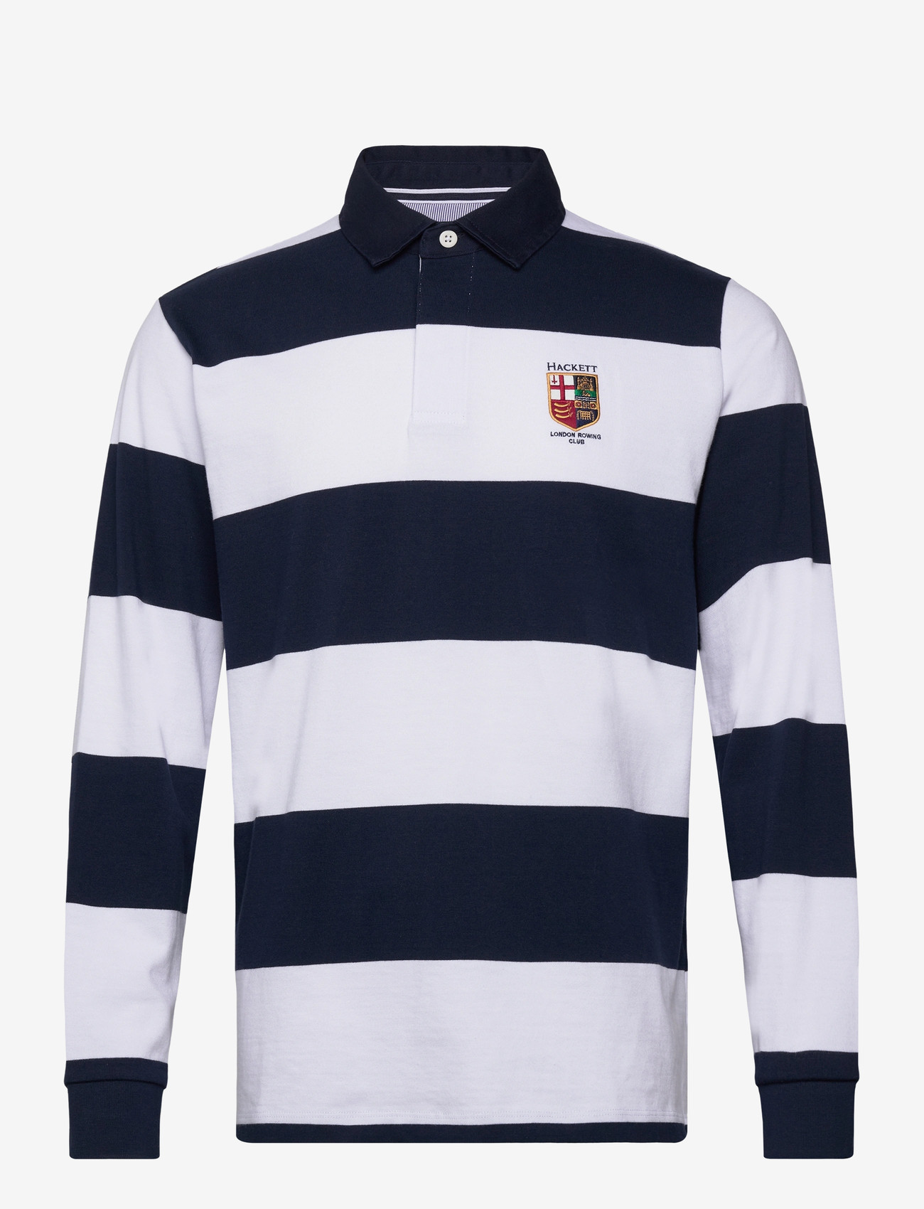 Hackett London - HERITAGE LRC STR RB LS - langärmelig - optic white - 0