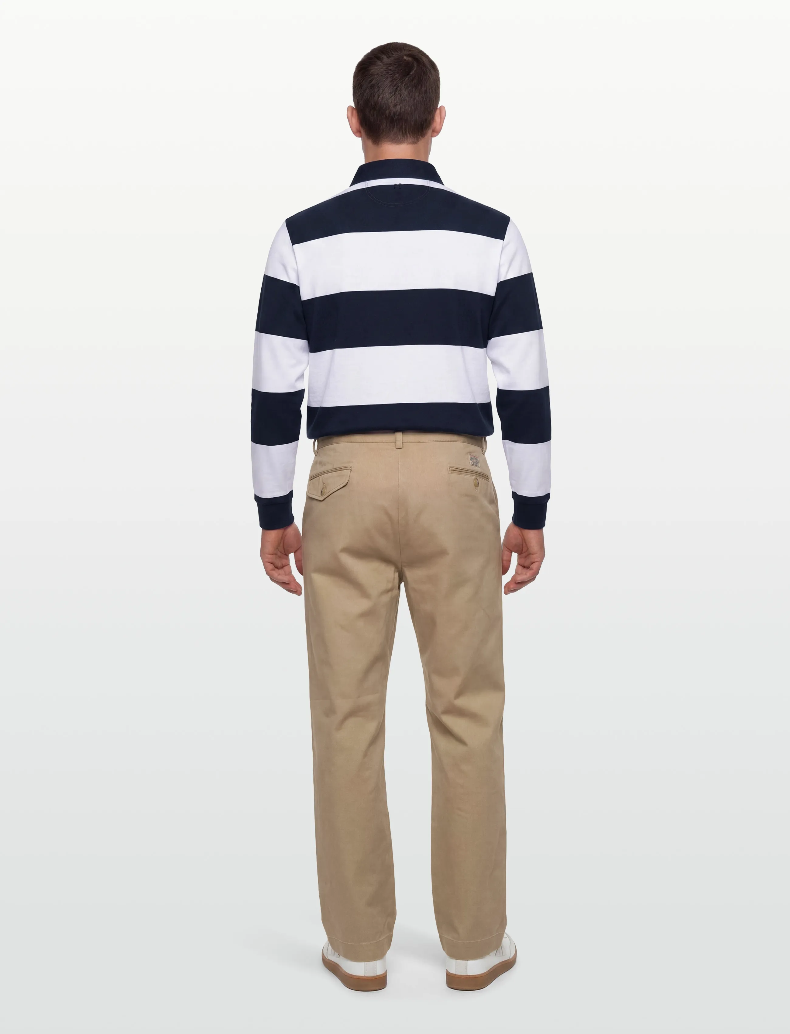 Hackett London - HERITAGE LRC STR RB LS - long-sleeved polos - optic white - 4