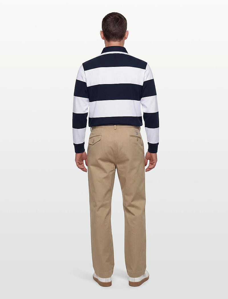 Hackett London - HERITAGE LRC STR RB LS - långärmade pikéer - optic white - 4