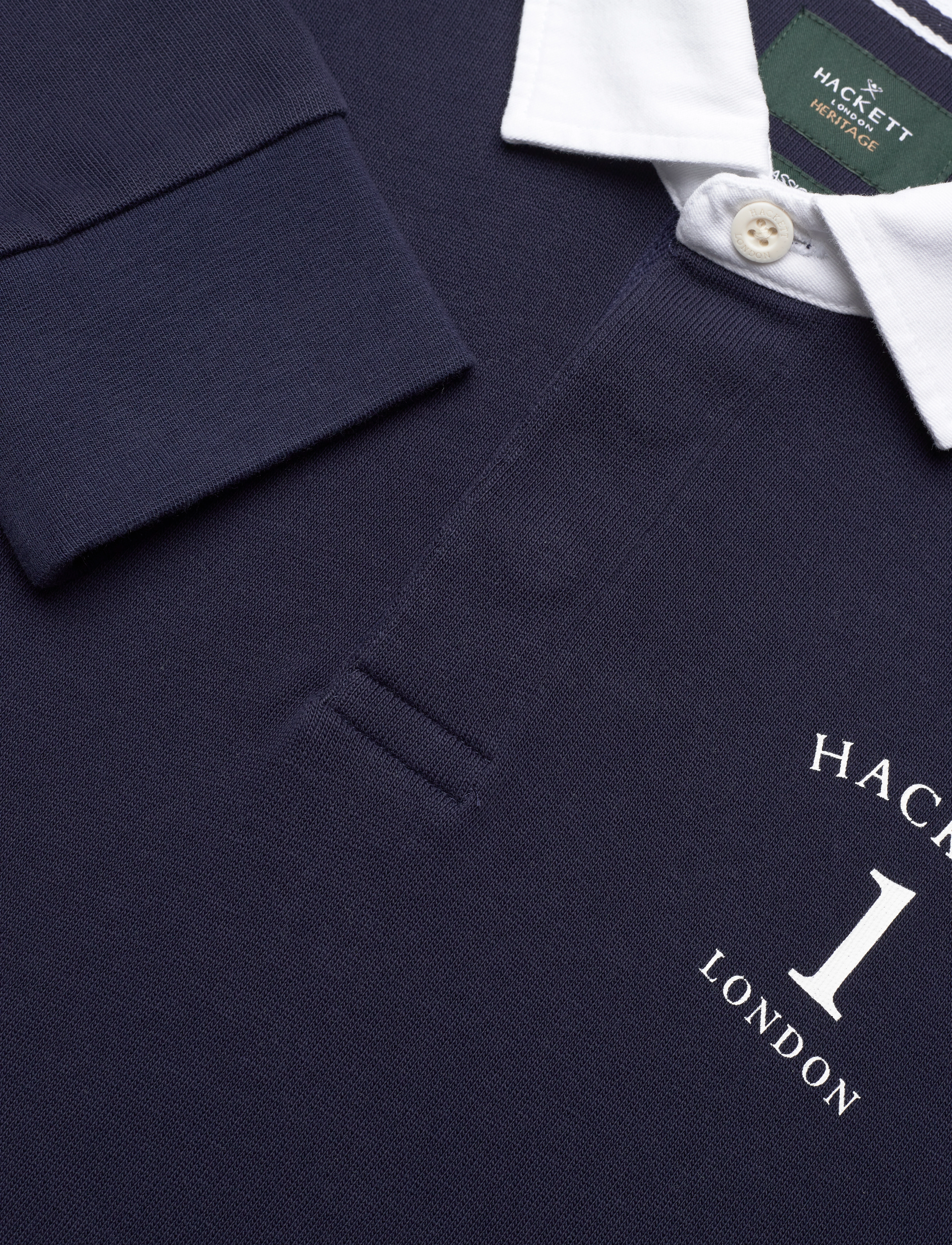 Hackett London - HERITAGE ESS RUGBY - ink blue - 2