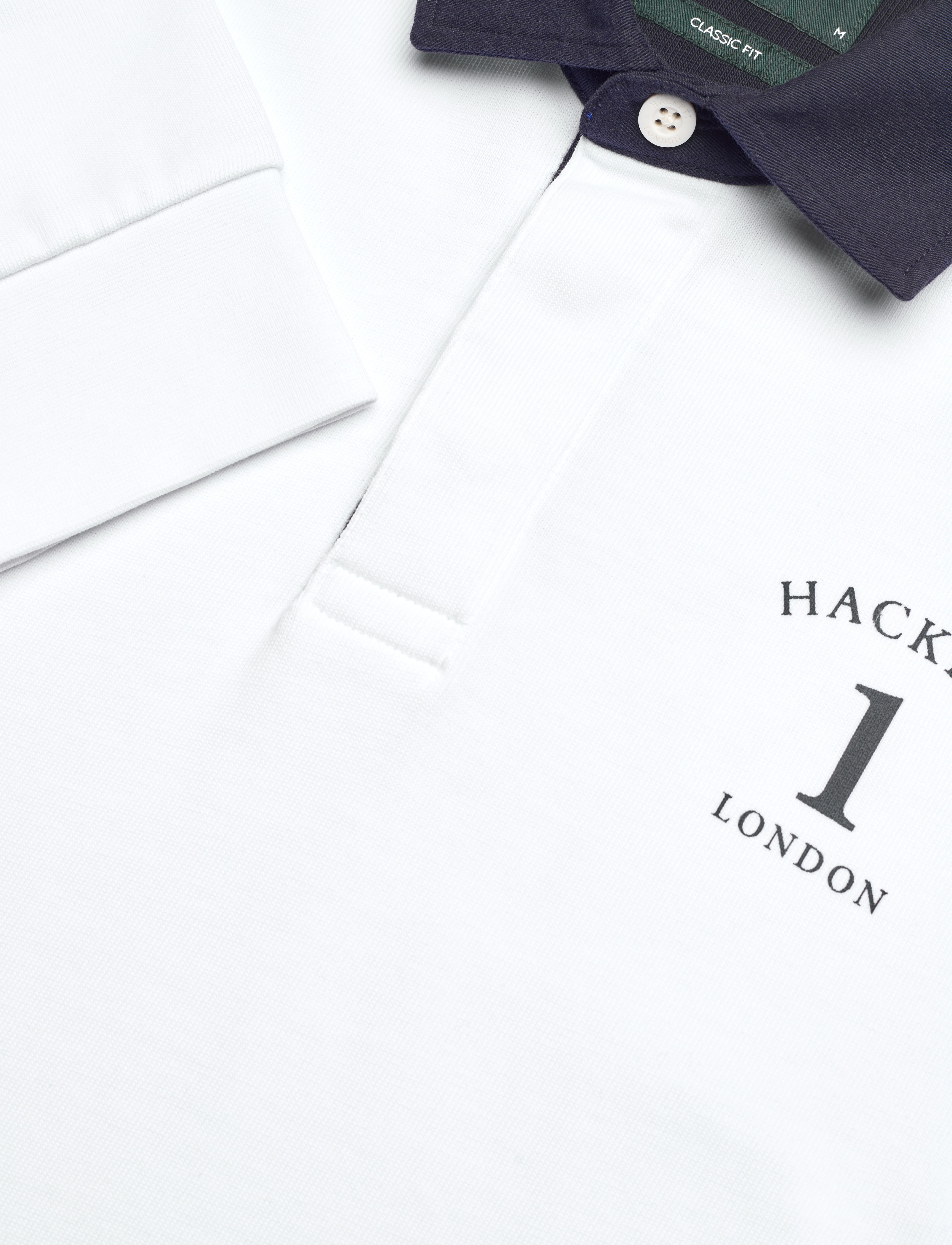 Hackett London - HERITAGE ESS RUGBY - optic white - 2