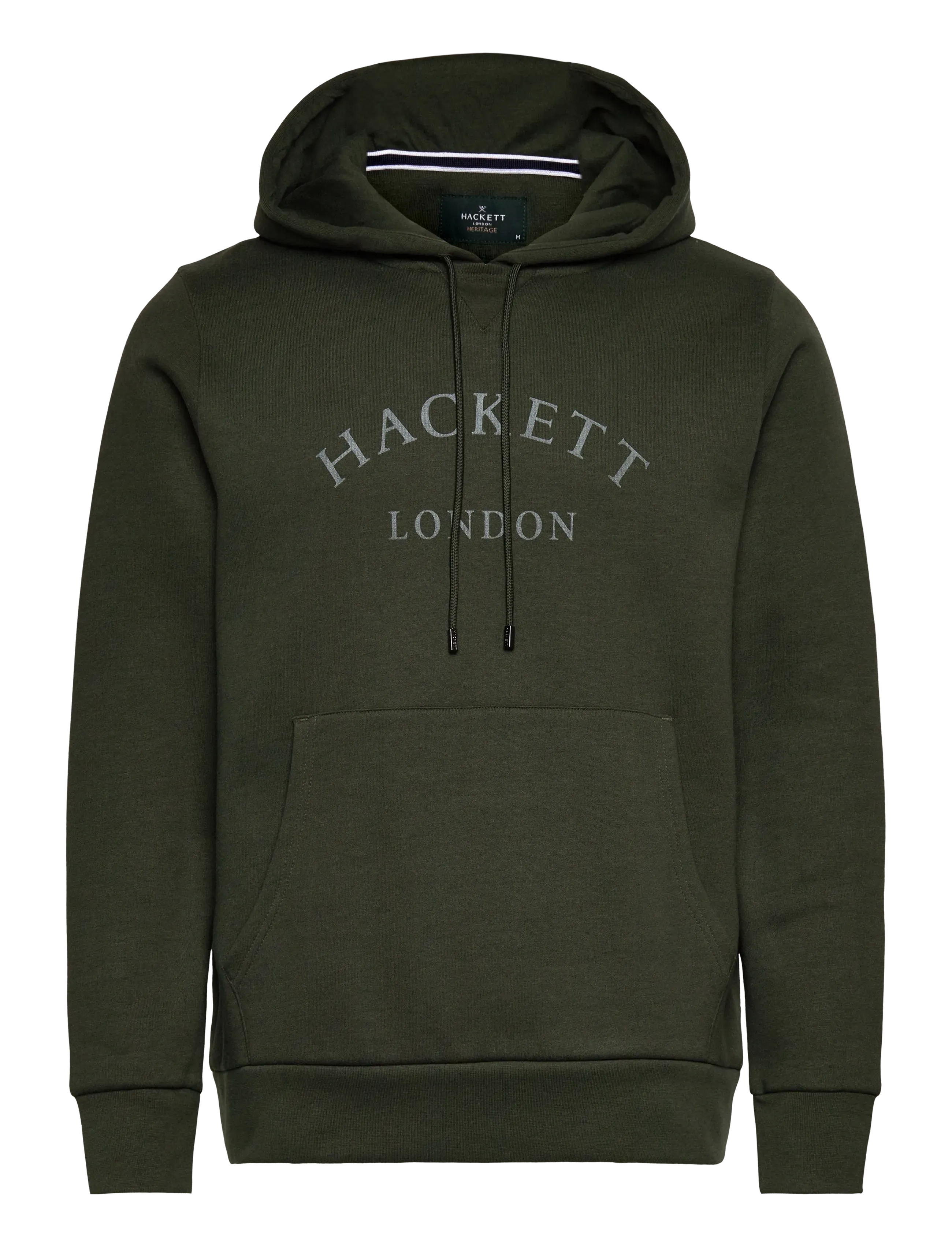 Hackett London HERITAGE ESS AW HOODY - Sweatshirts & huvtröjor - DUCK GREEN / khaki/green