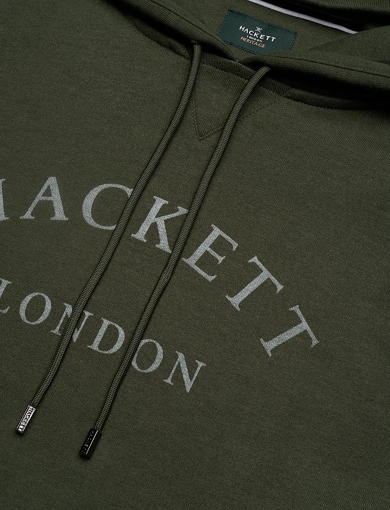 Hackett London - HERITAGE ESS AW HOODY - kapuzenpullover - duck green - 2