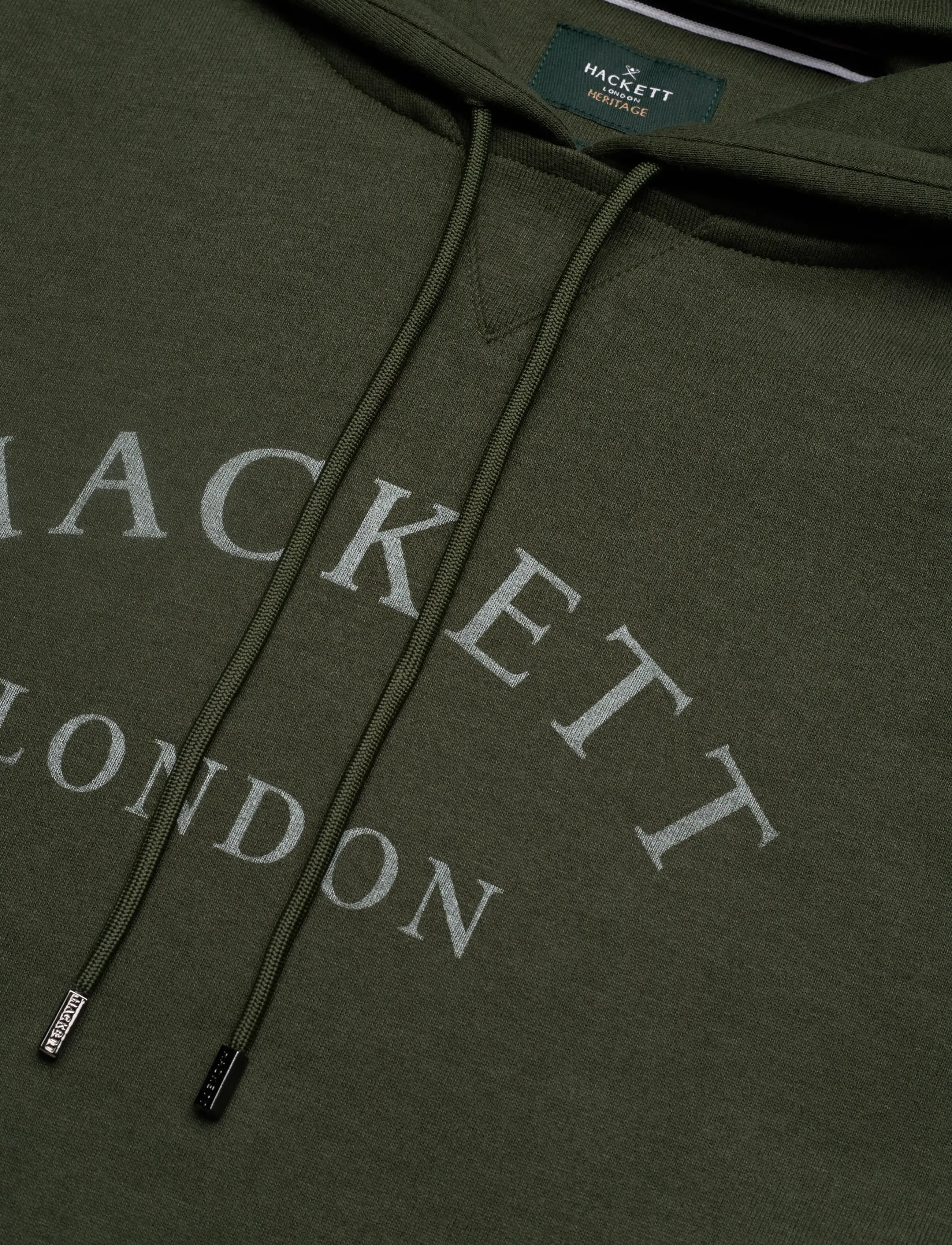 Hackett London - HERITAGE ESS AW HOODY - sweatshirts - duck green - 2