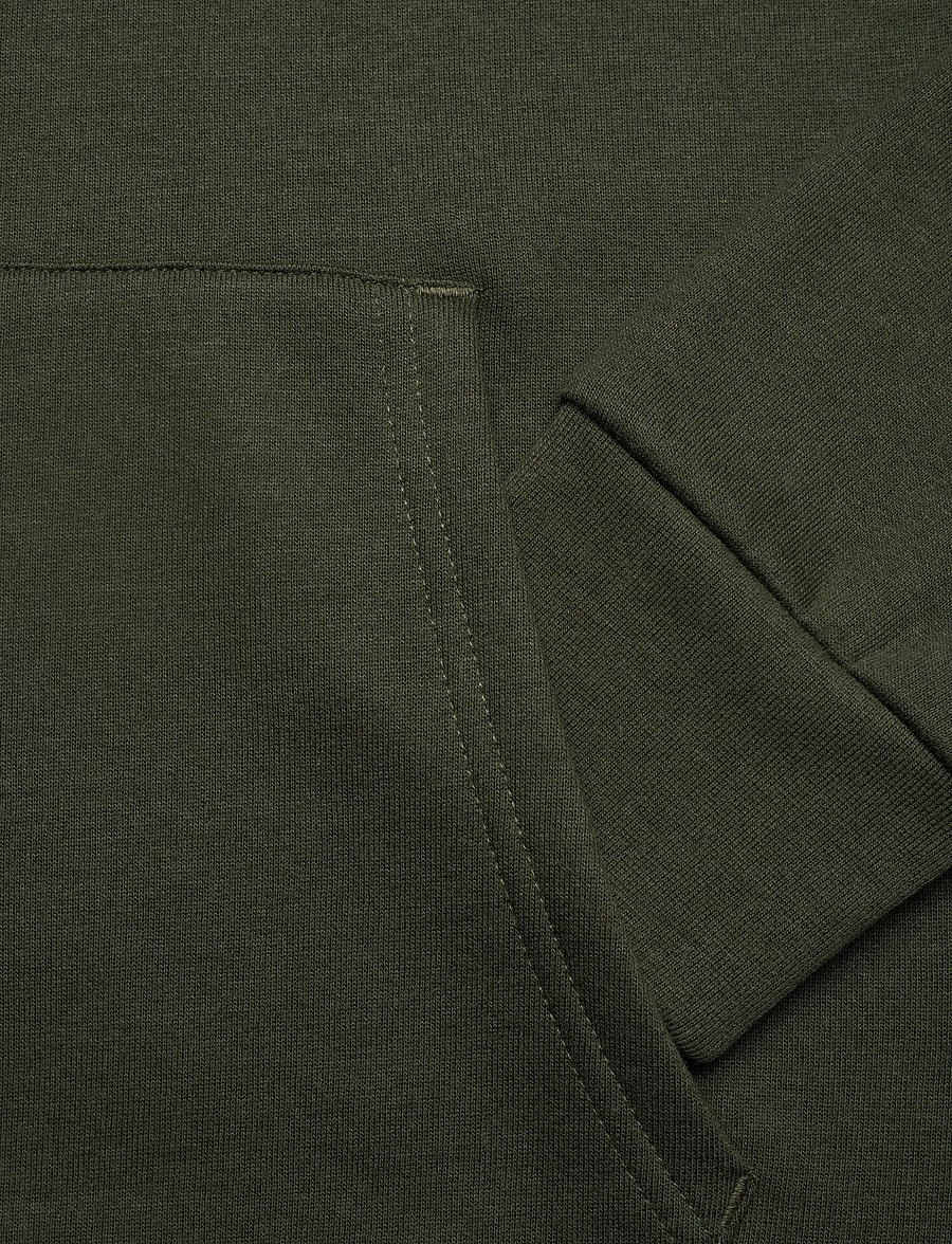 Hackett London - HERITAGE ESS AW HOODY - kapuzenpullover - duck green - 3