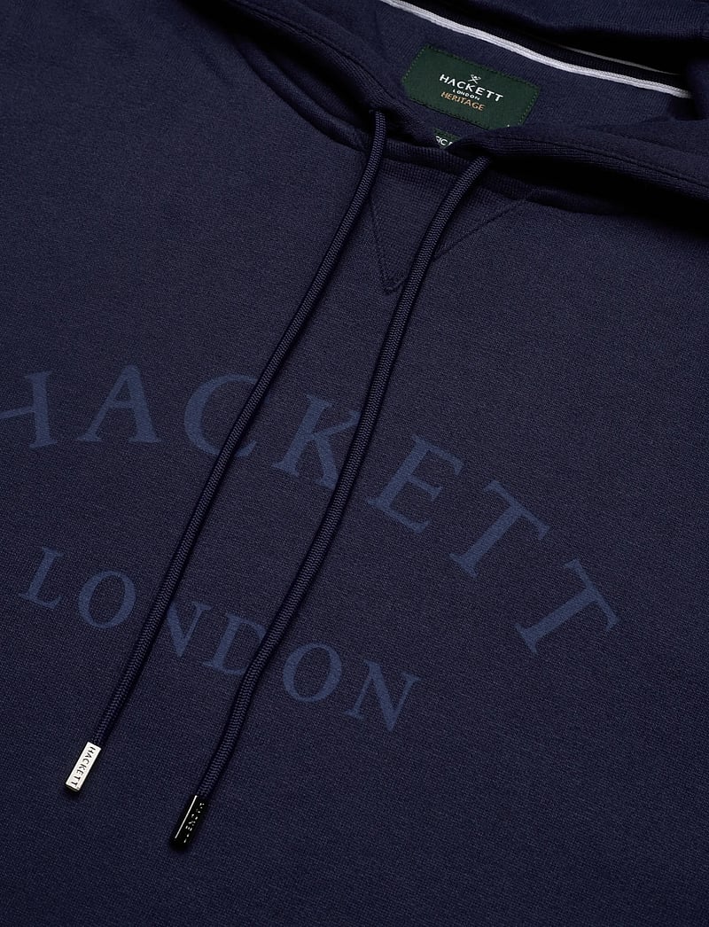 Hackett London - HERITAGE ESS AW HOODY - kapuzenpullover - ink blue - 2