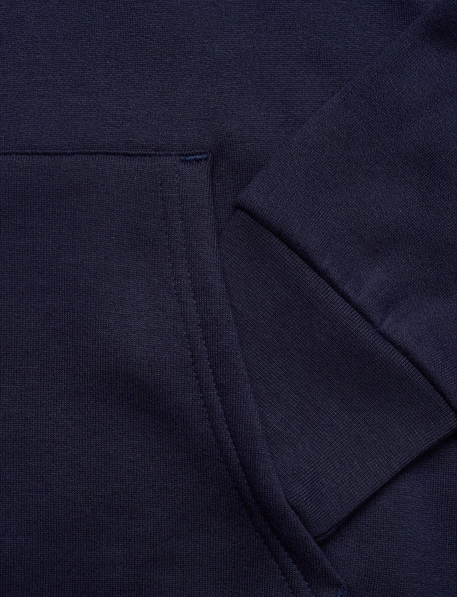 Hackett London - HERITAGE ESS AW HOODY - kapuzenpullover - ink blue - 3