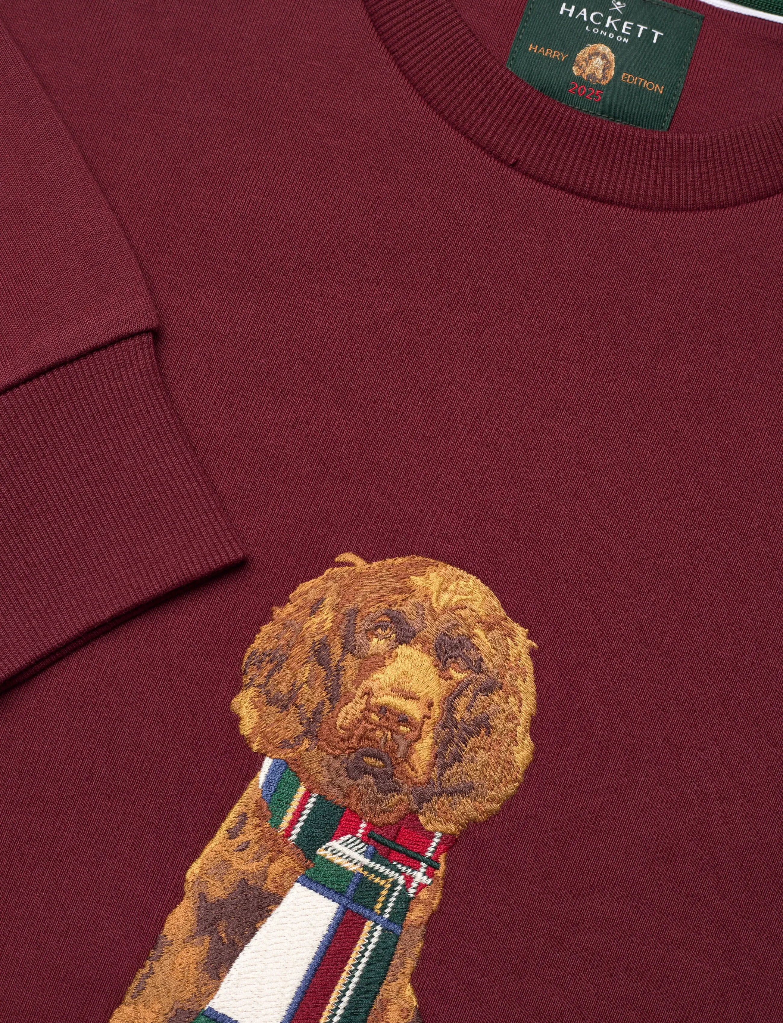 Hackett London - HERITAGE HARRY CREW - sweatshirts - burgundy red - 2