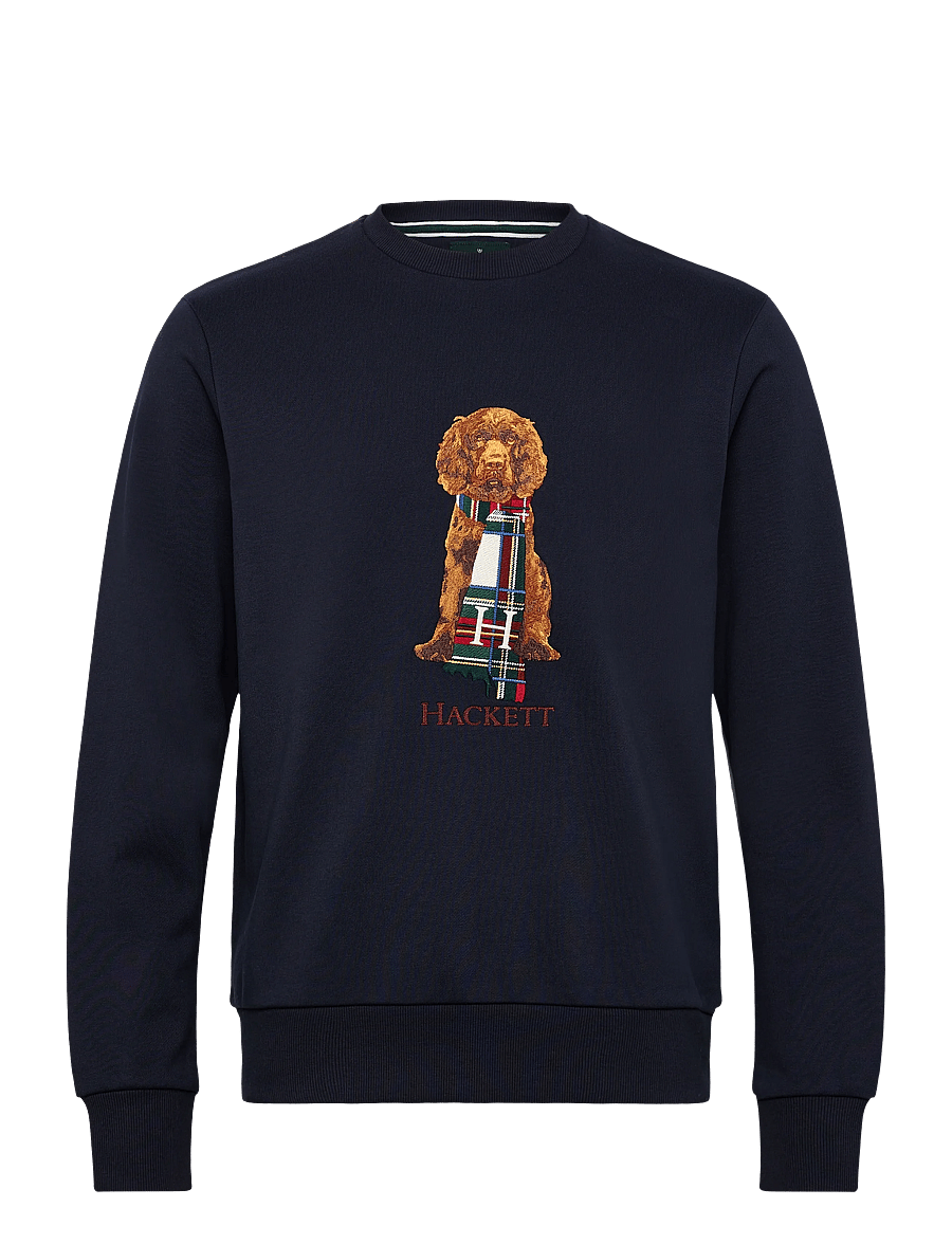 Hackett London - HERITAGE HARRY CREW - sweatshirts - midnight blue - 0