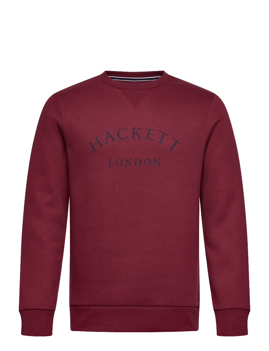 Hackett London - HERITAGE ESS AW CREW - sweatshirts - burgundy red - 0