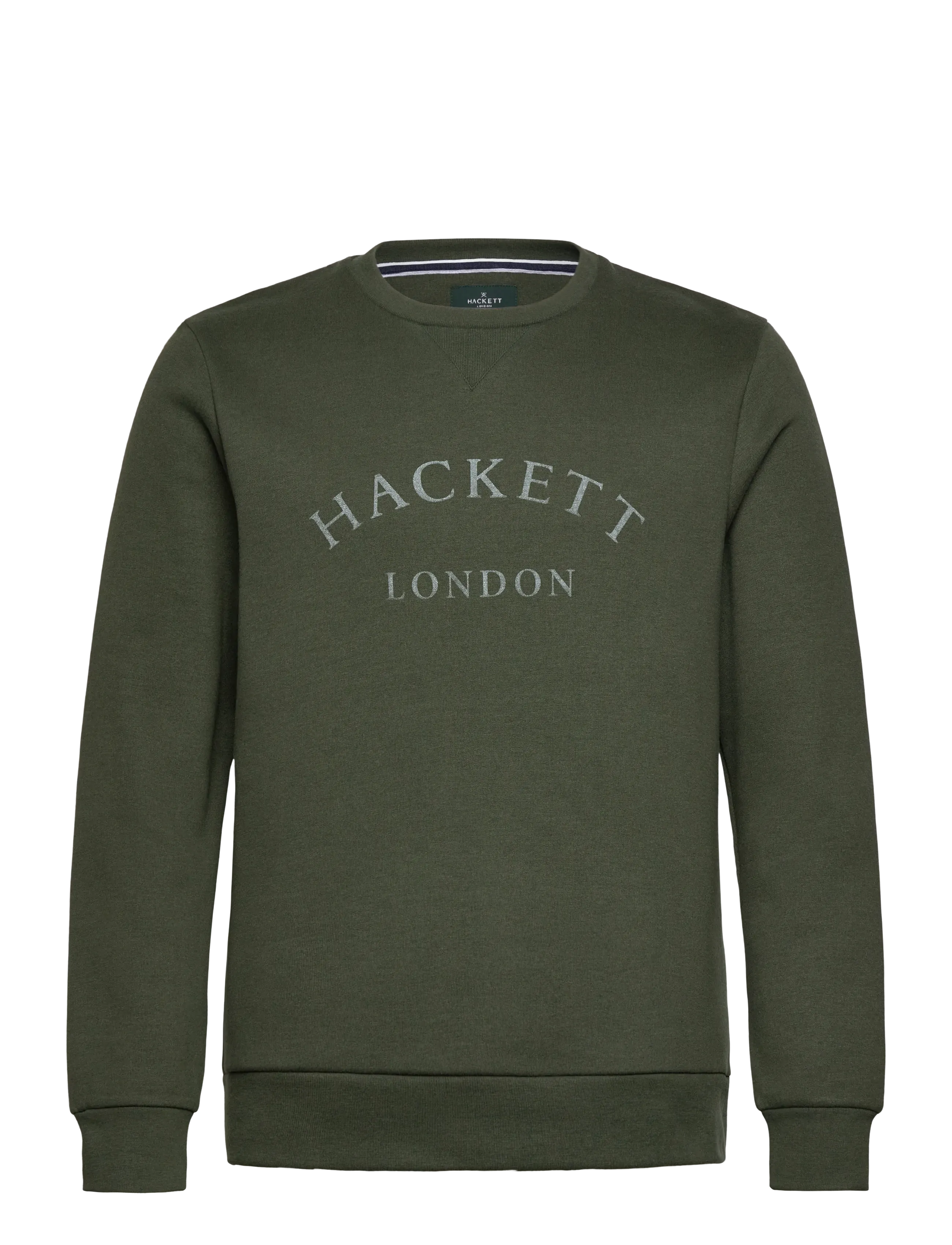 Hackett London HERITAGE ESS AW CREW - Sweatshirts - DUCK GREEN / khaki/green
