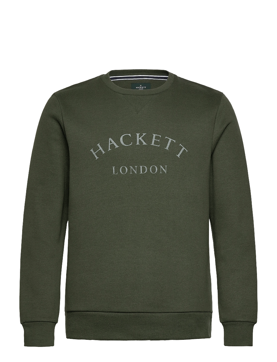 Hackett London - HERITAGE ESS AW CREW - sweatshirts - duck green - 0