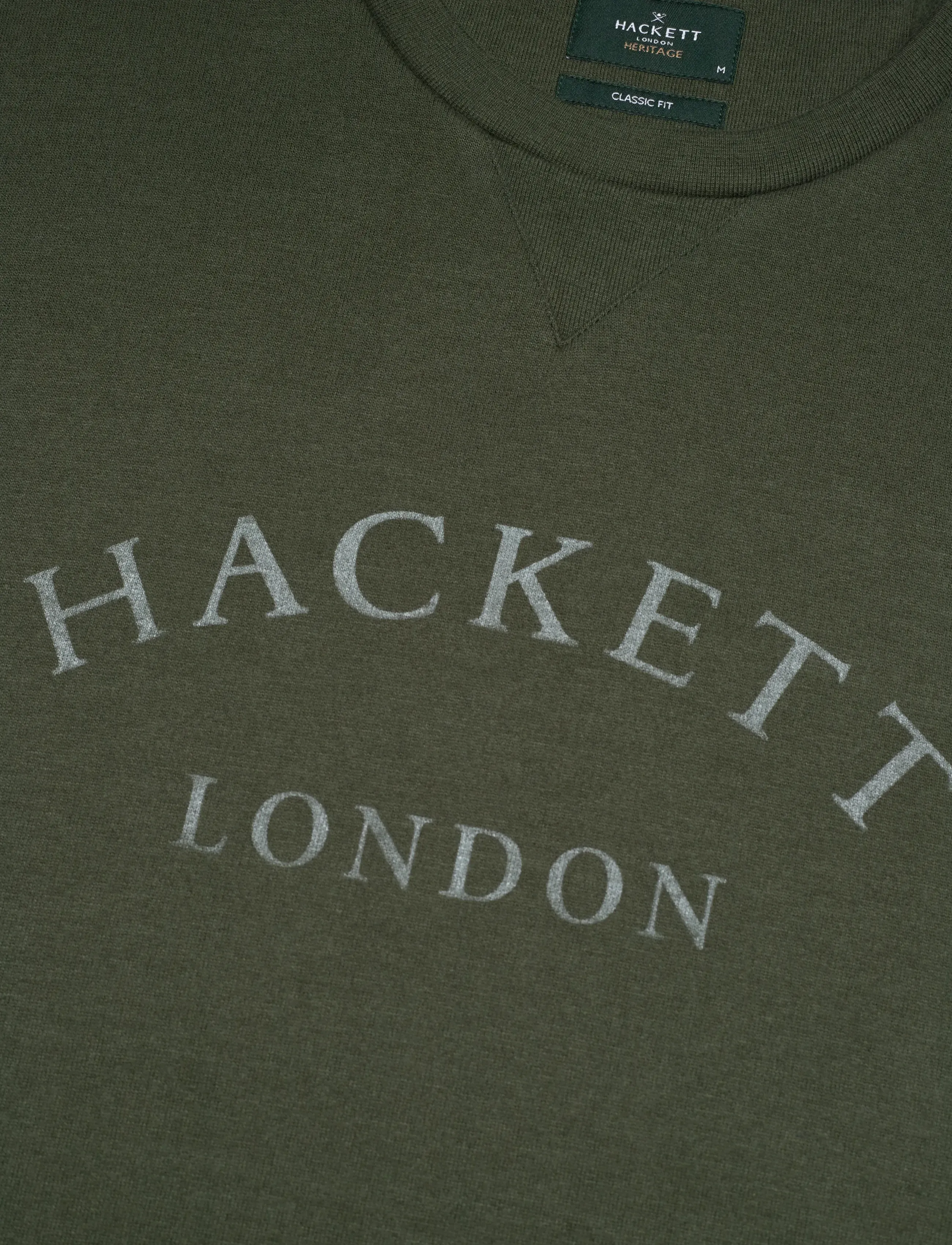 Hackett London - HERITAGE ESS AW CREW - sweatshirts - duck green - 2