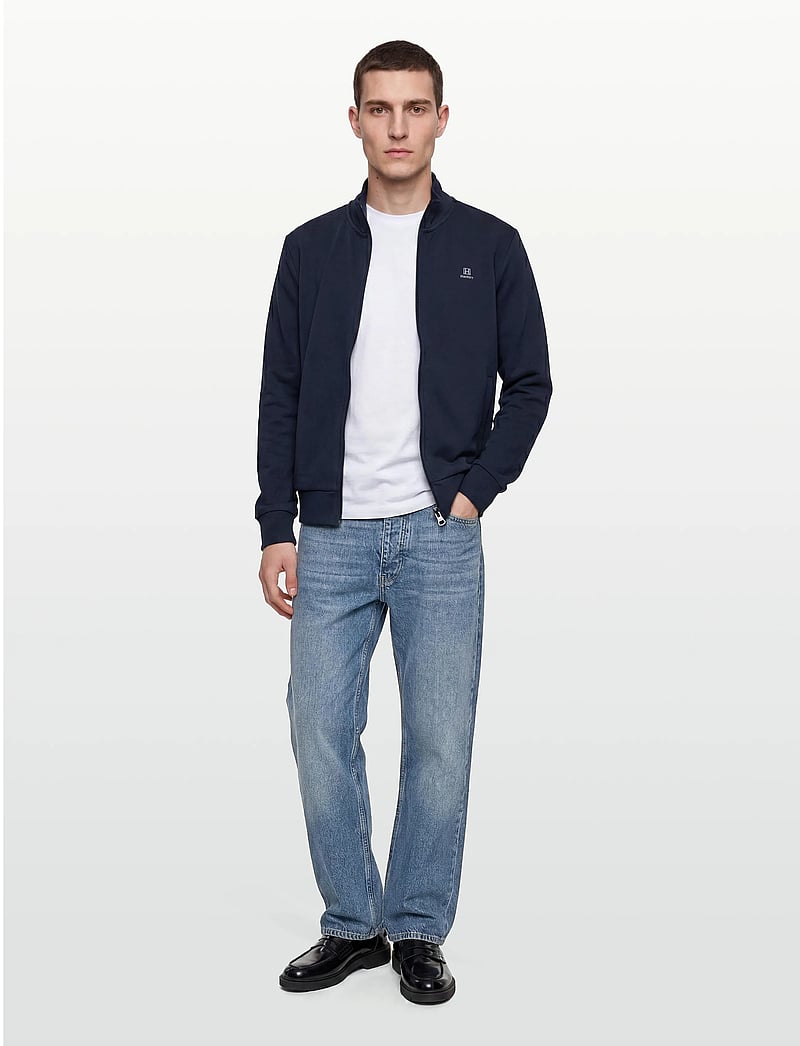 Hackett London - HERITAGE H FZ - full zip tröjor - old navy - 0