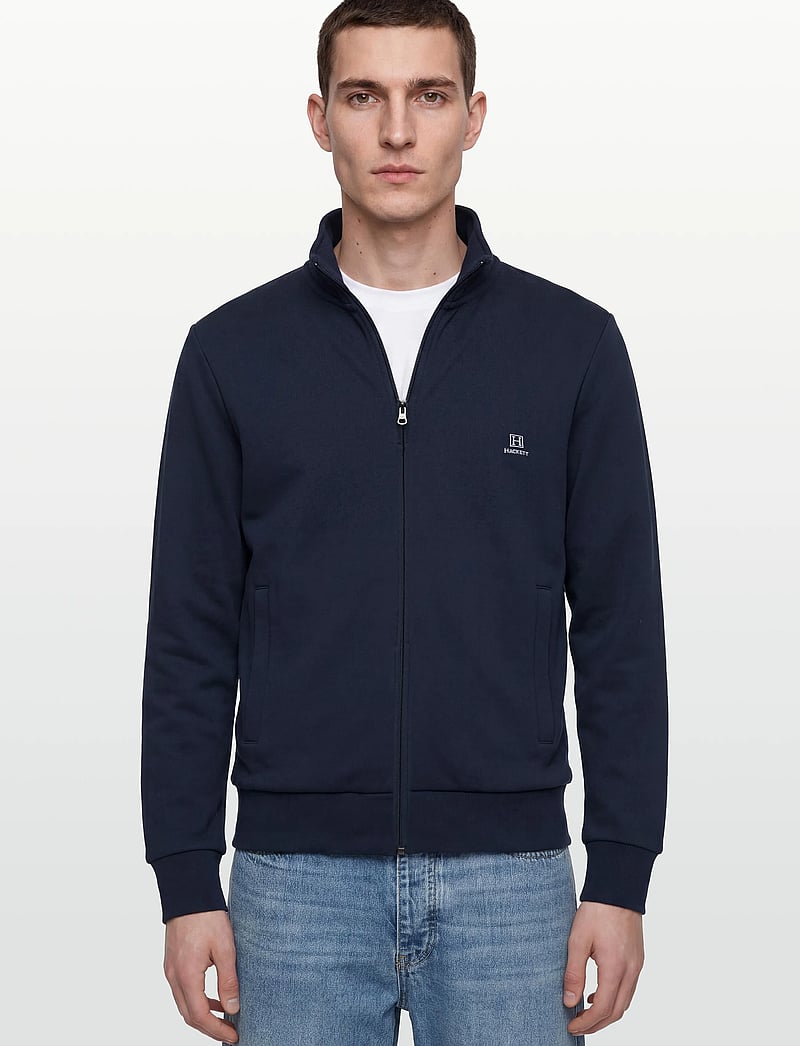 Hackett London - HERITAGE H FZ - full zip tröjor - old navy - 3