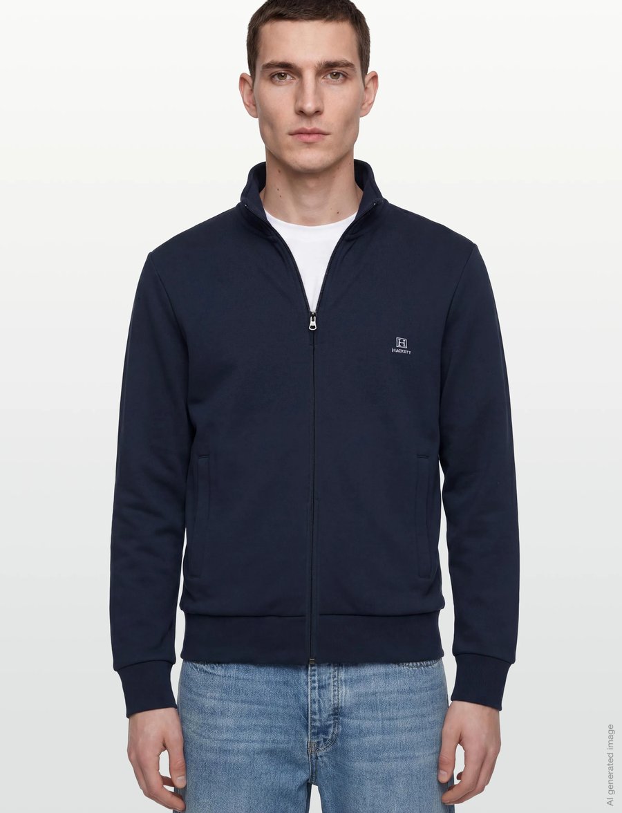 Hackett London - HERITAGE H FZ - vetoketjulliset neuleet - old navy - 3