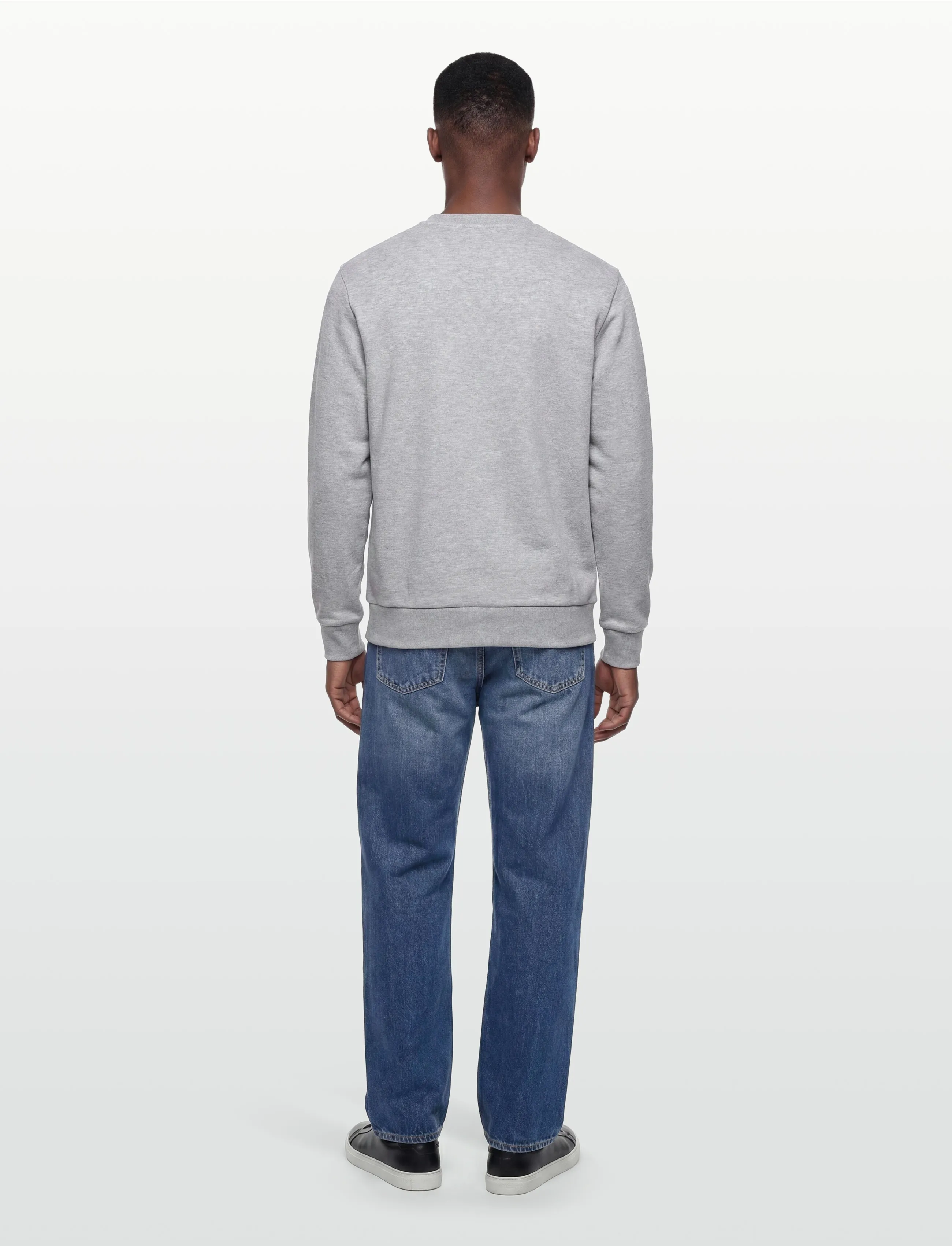 Hackett London - HERITAGE ESS BADGE CRW - osta olukorra järgi - light grey marl - 4