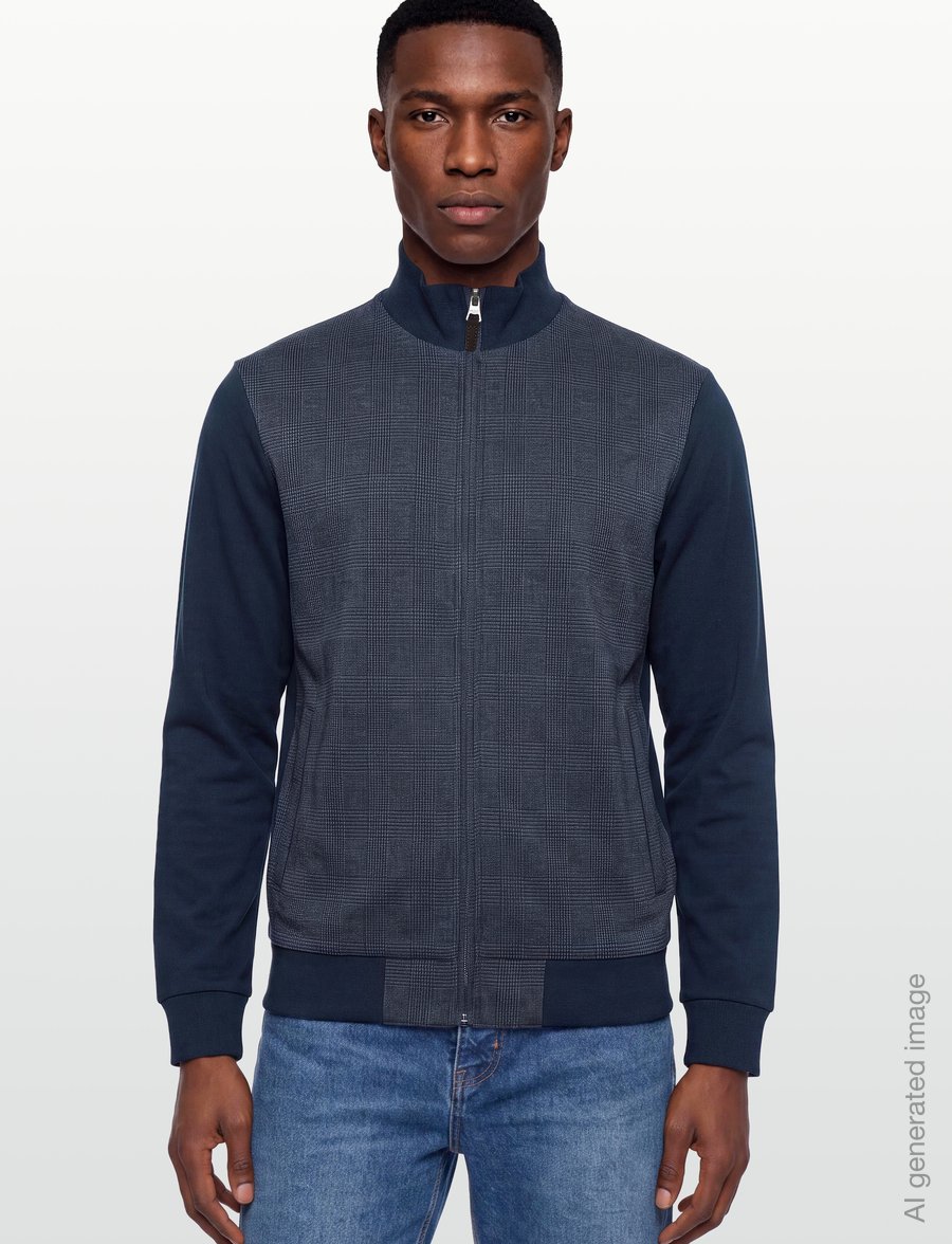 Hackett London - POW HYBRID FZ - hybrid-jacken - old navy - 3