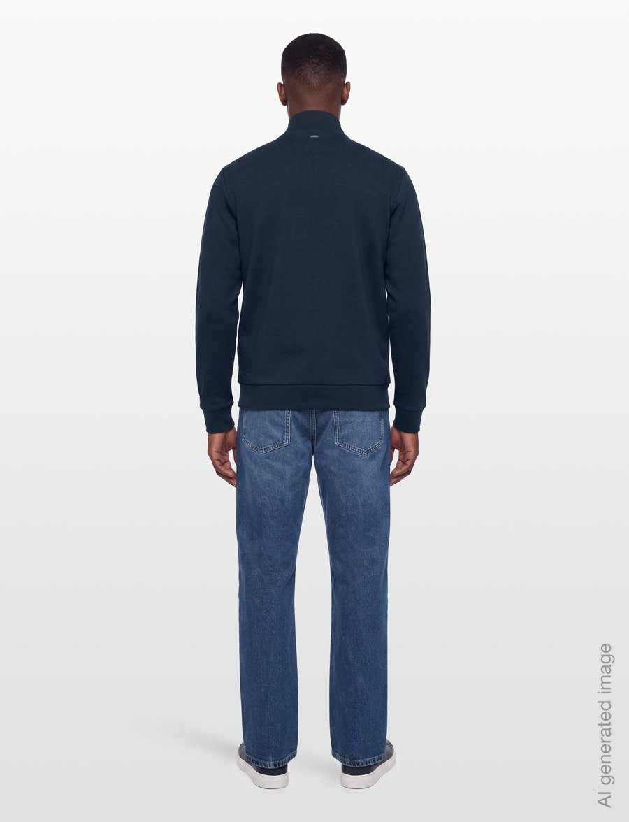 Hackett London - POW HYBRID FZ - hybrid-jacken - old navy - 4