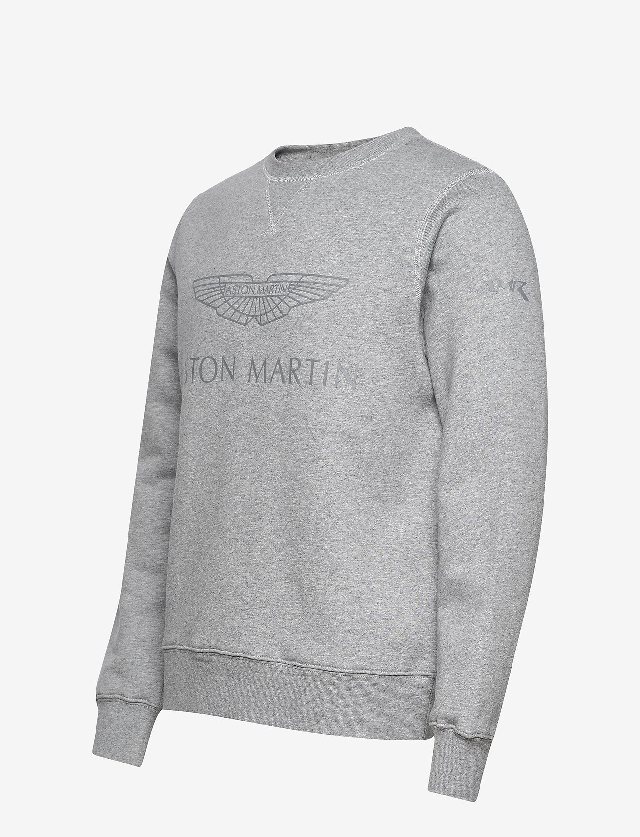 Hackett London - AMR LOGO CREW - grey marl - 2