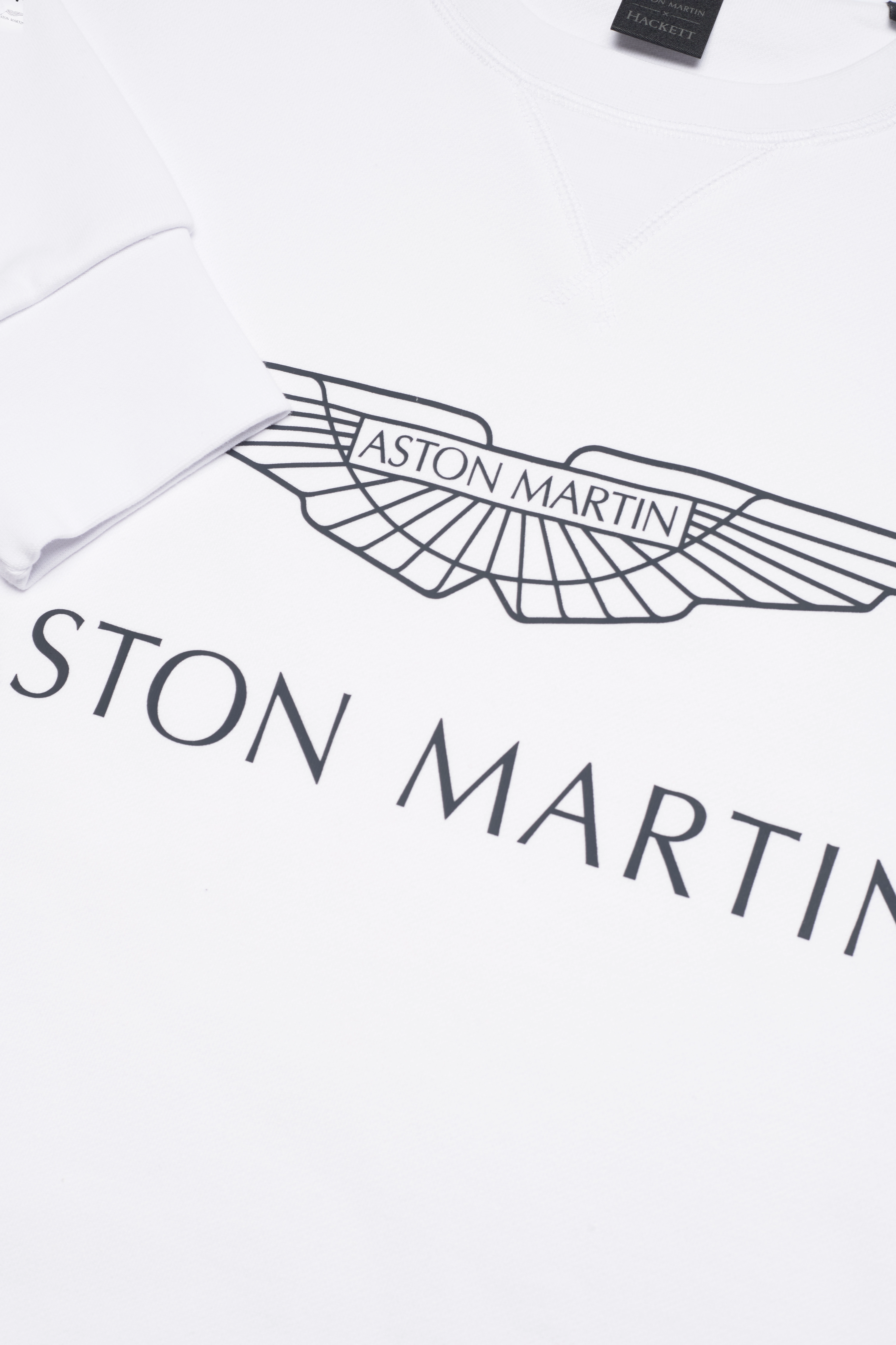 Hackett London - AMR LOGO CREW - white - 2