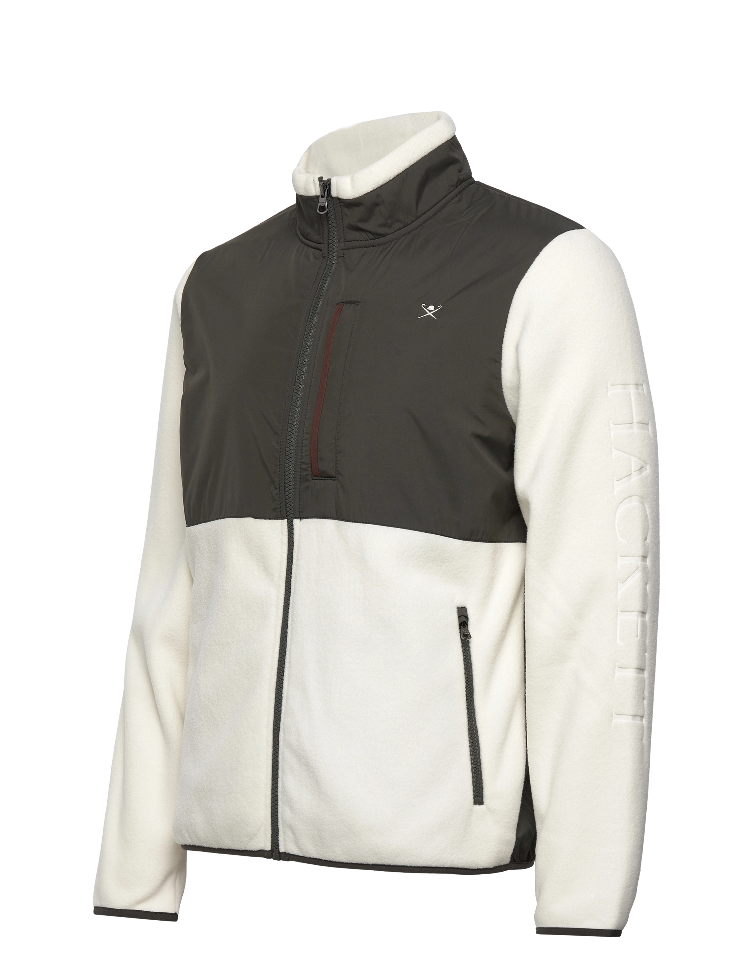 Hackett London - POLAR FLEECE FZ - cannoli cream - 2
