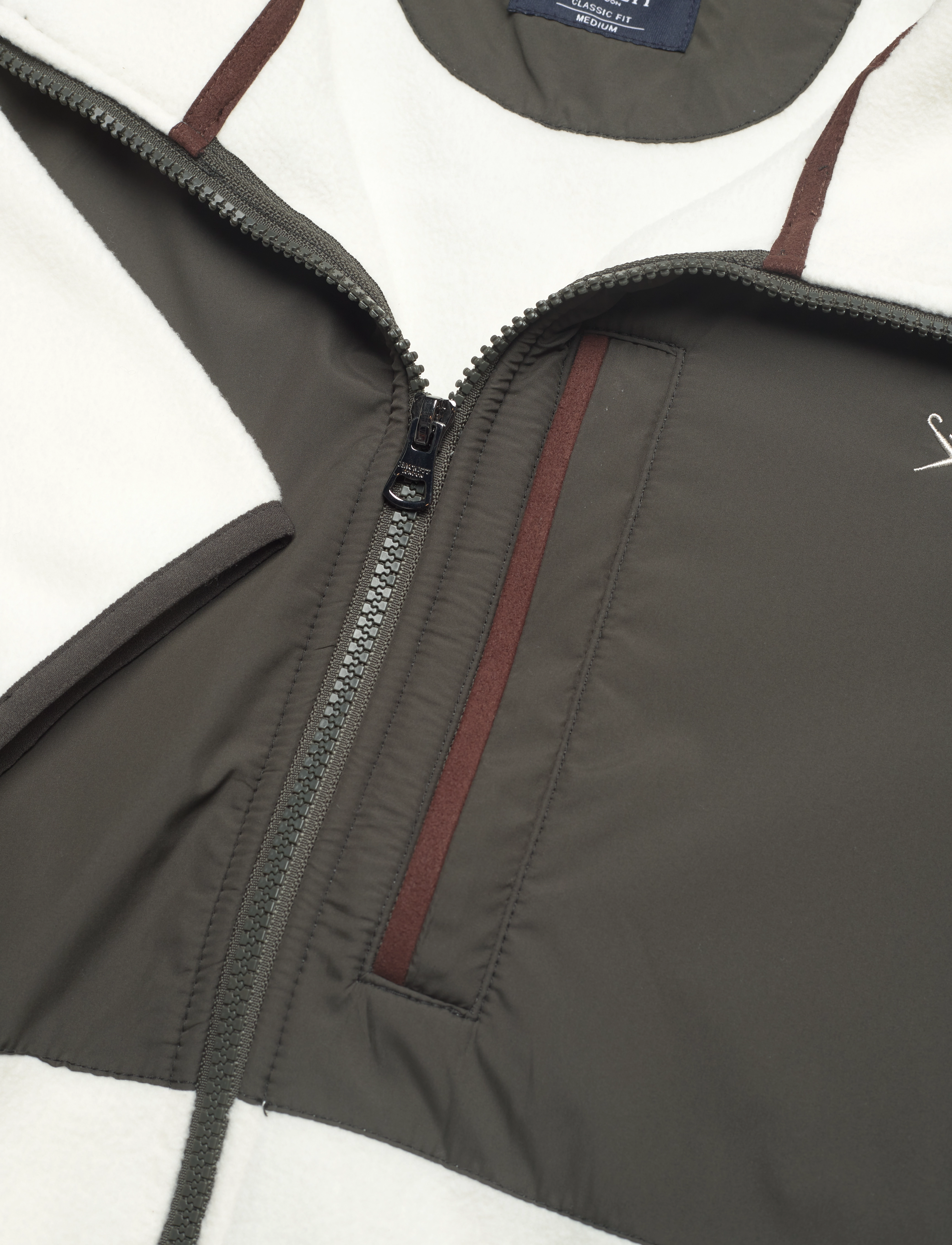 Hackett London - POLAR FLEECE FZ - cannoli cream - 3