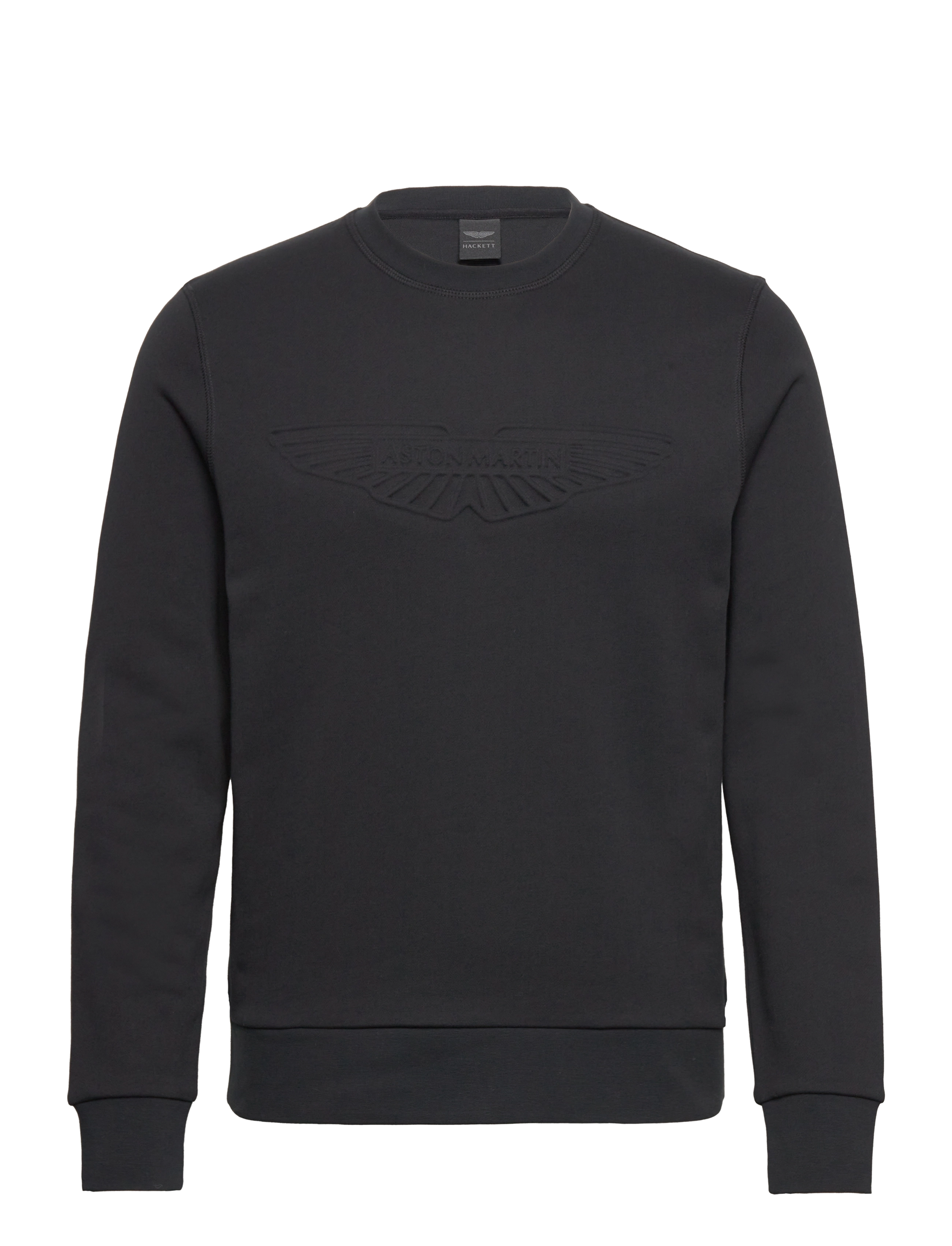 AM EMBOSSED CREW - BLACK
