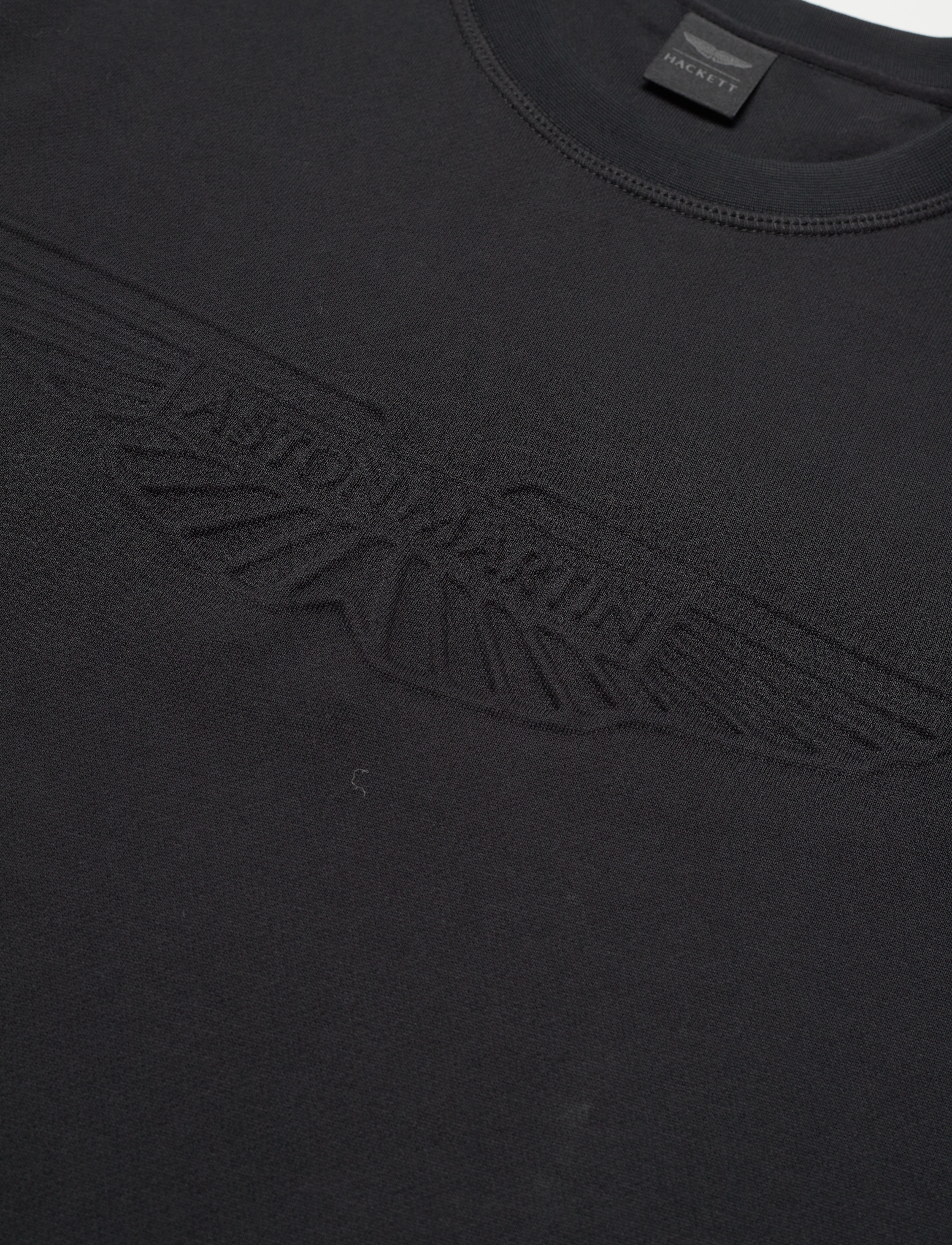 Hackett London - AM EMBOSSED CREW - black - 2