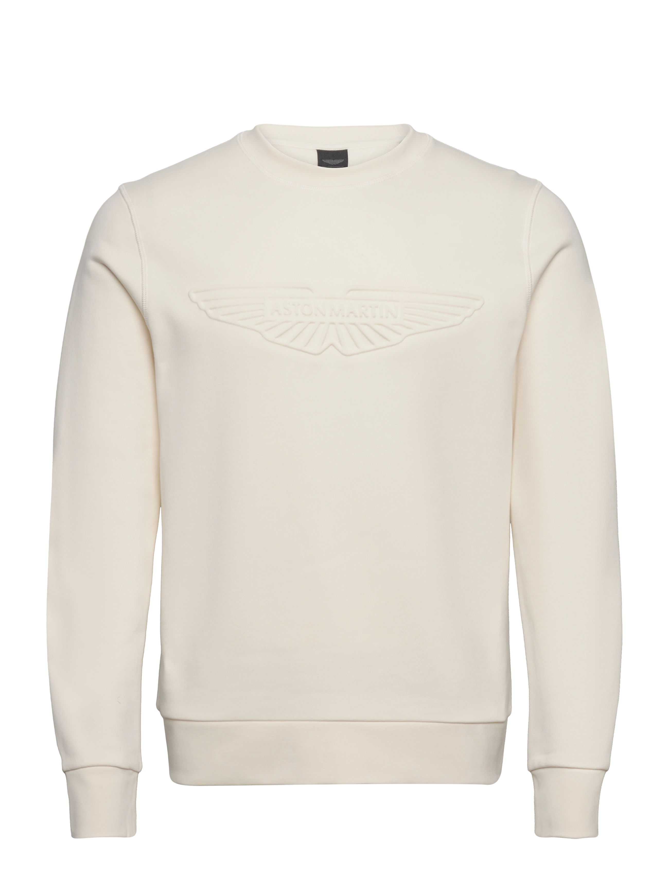 AM EMBOSSED CREW - ECRU WHITE