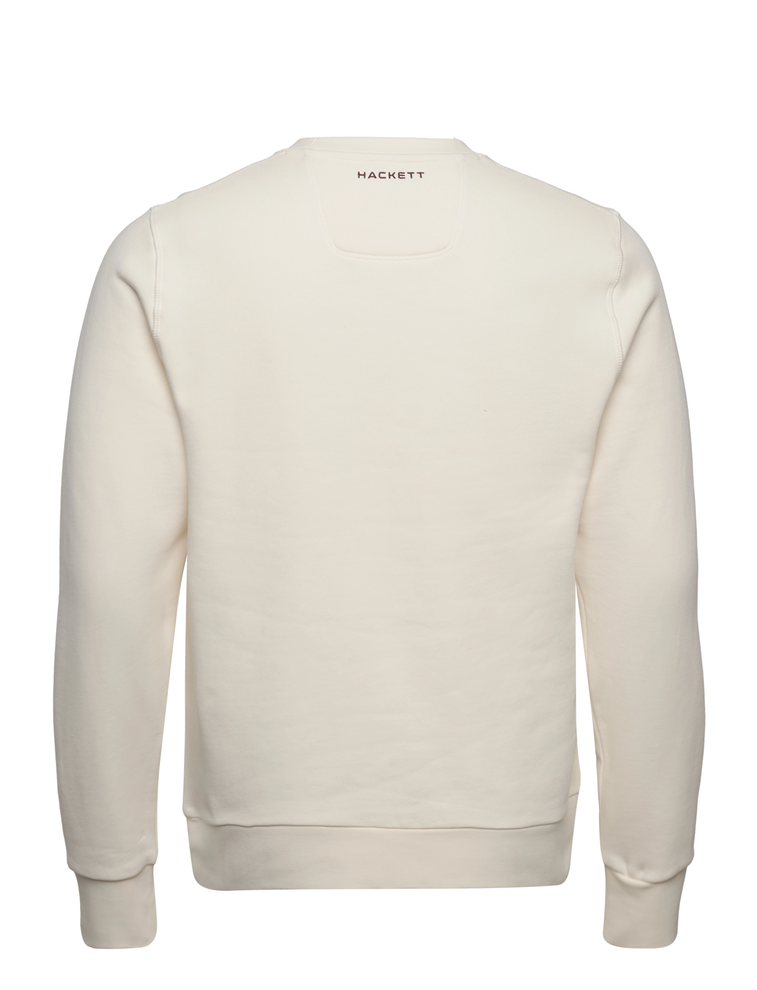 Hackett London - AM EMBOSSED CREW - ecru white - 1