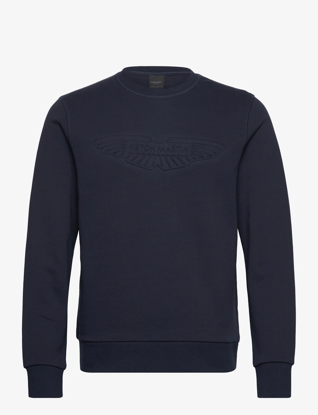 Hackett London - AM EMBOSSED CREW - sweatshirts - navy blue - 0
