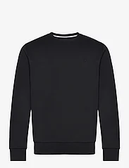 Hackett London - DOUBLE KNIT CREW - sweatshirts - black - 0