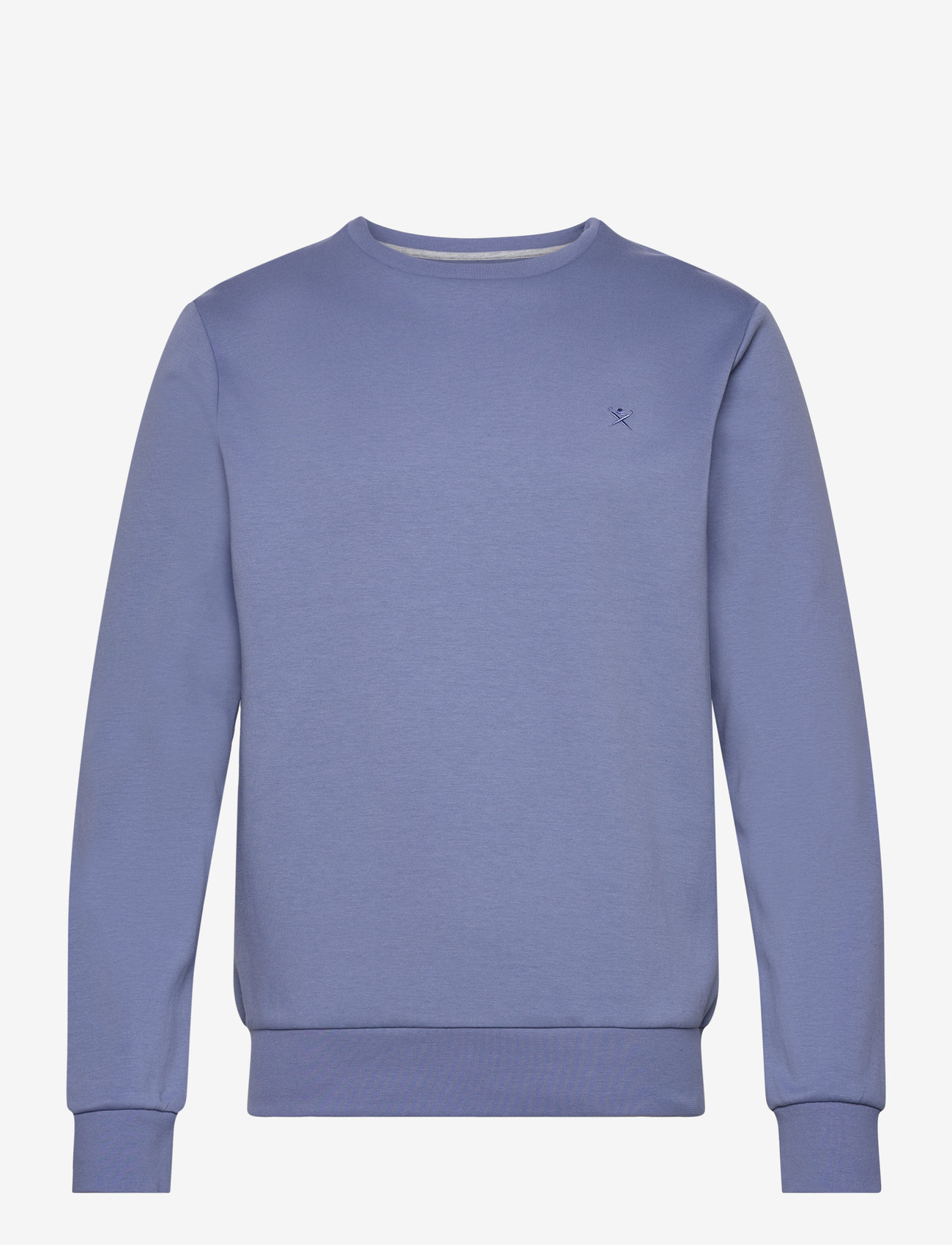 Hackett London - DOUBLE KNIT CREW - svetarit - chambray blue - 0