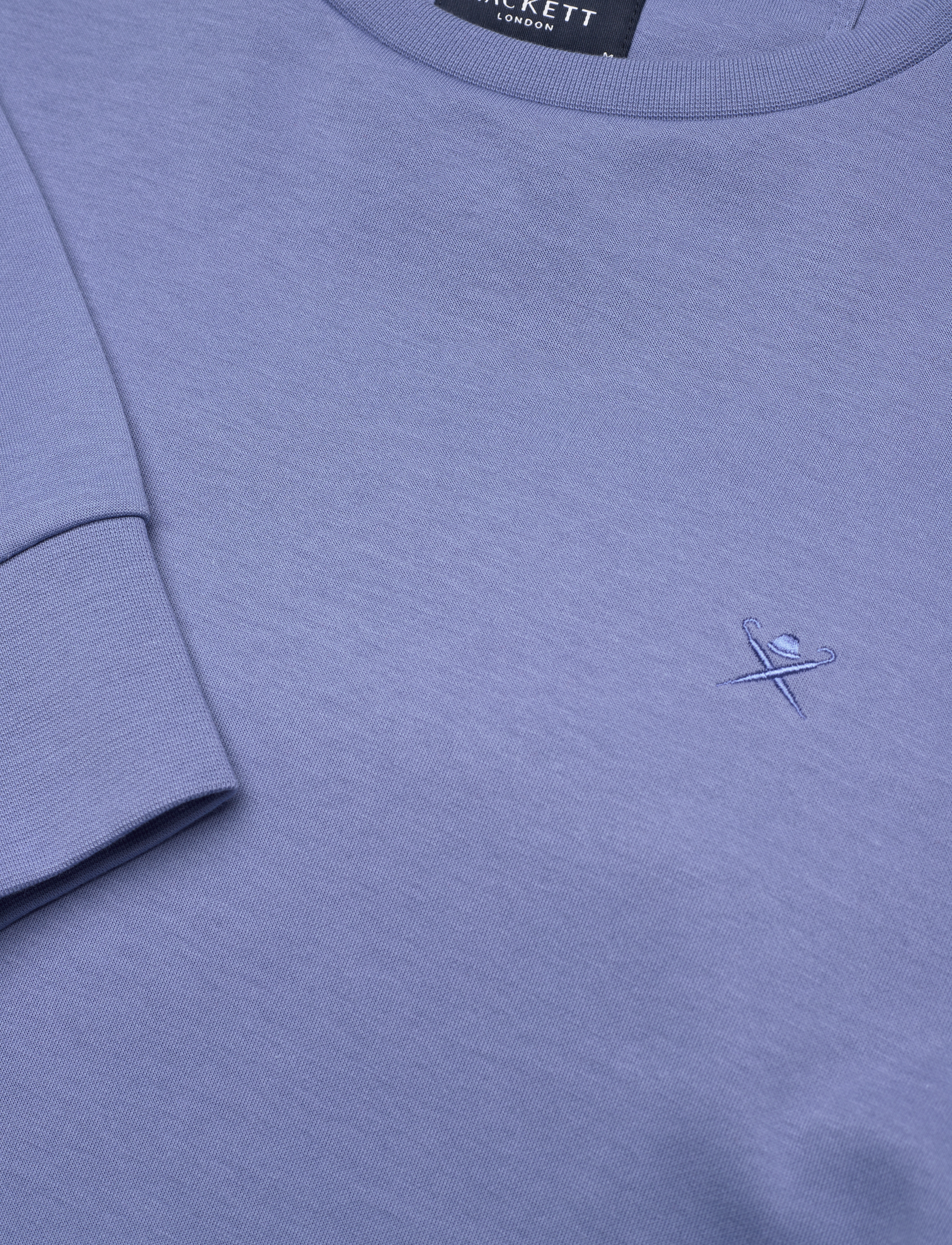 Hackett London - DOUBLE KNIT CREW - chambray blue - 2
