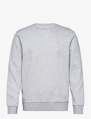 Hackett London - DOUBLE KNIT CREW - sweatshirts - light grey - 0