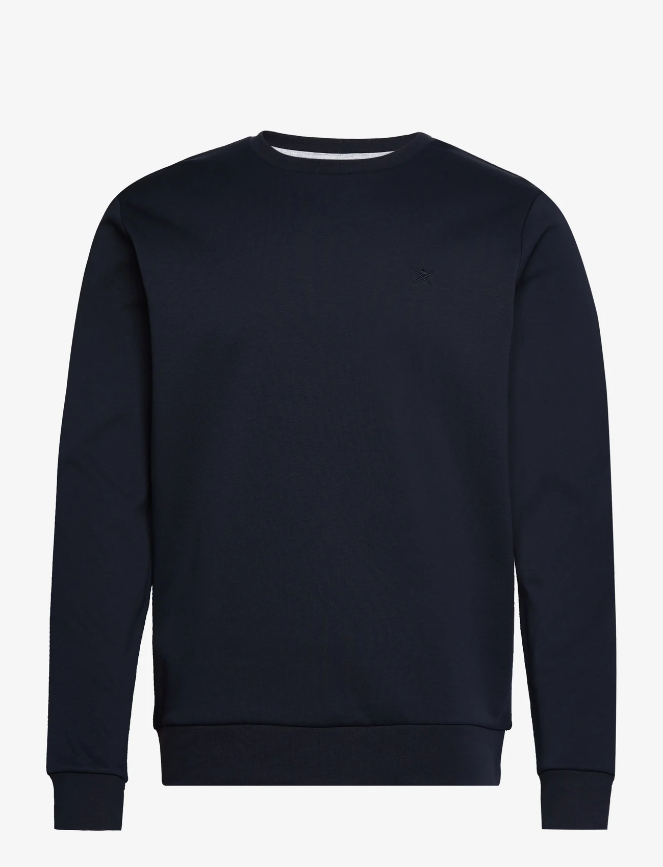 Hackett London - DOUBLE KNIT CREW - sportiska stila džemperi - navy blue - 0