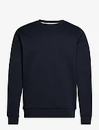 DOUBLE KNIT CREW - NAVY BLUE