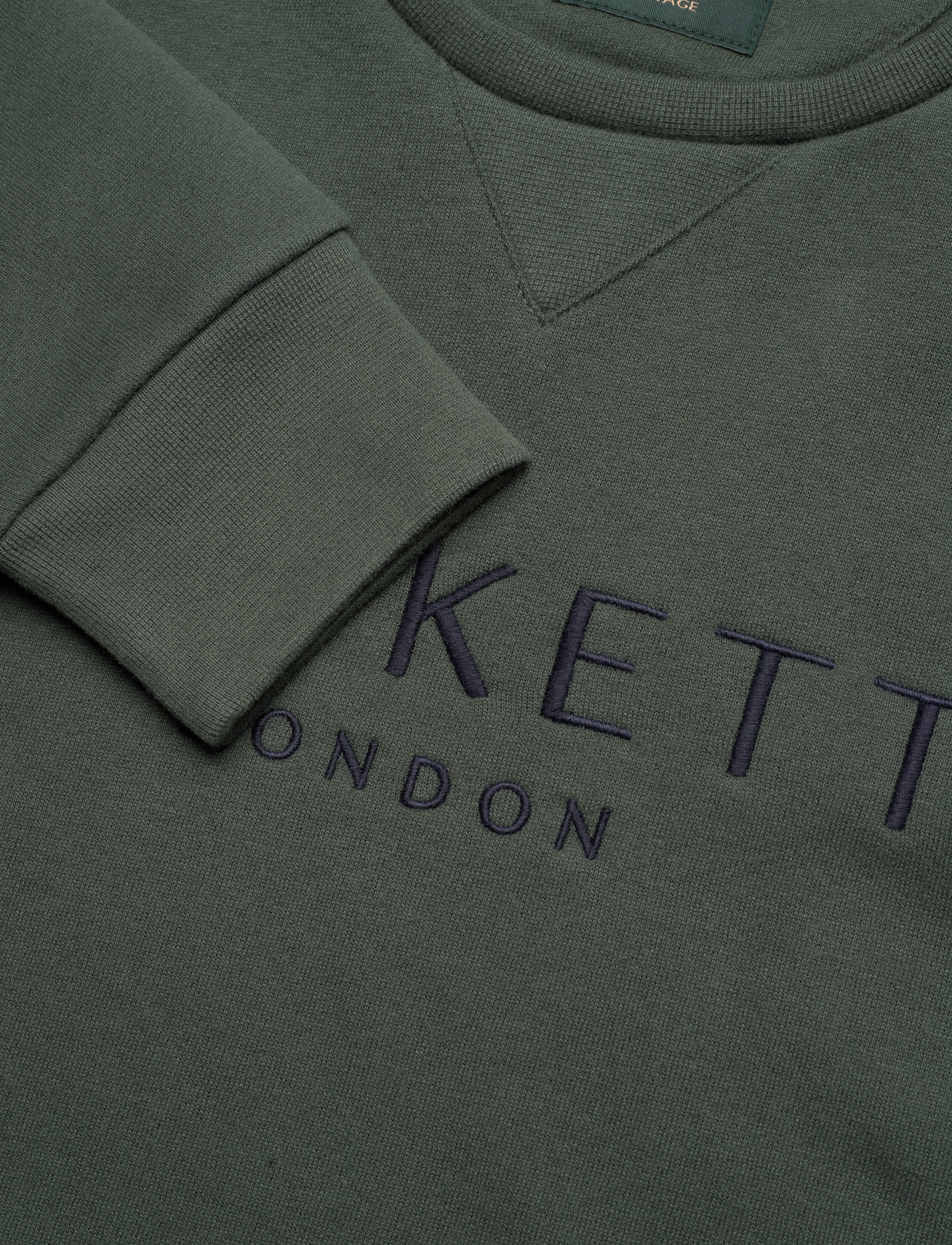 Hackett London - HERITAGE CREW - dark green - 2