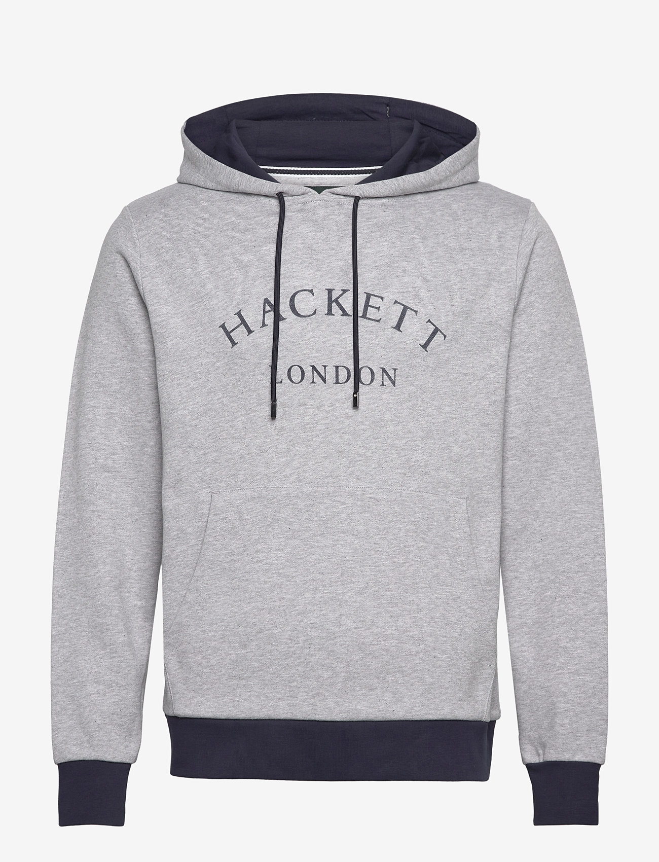 Hackett London - HERITAGE ESS HOODY - light grey marl - 0