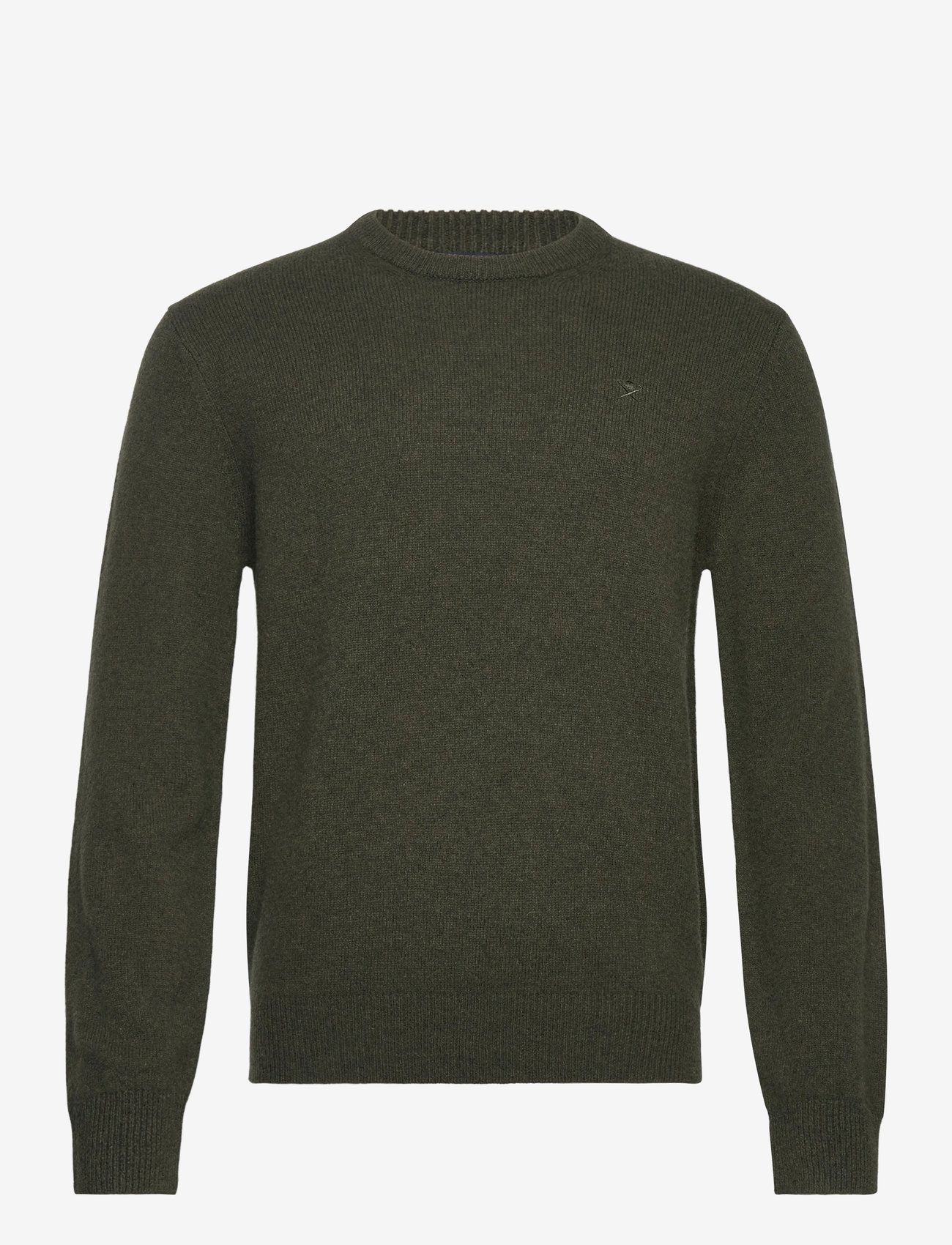 Hackett London - LAMBSWOOL CREW - herbstliche kleidung - hunter green - 0