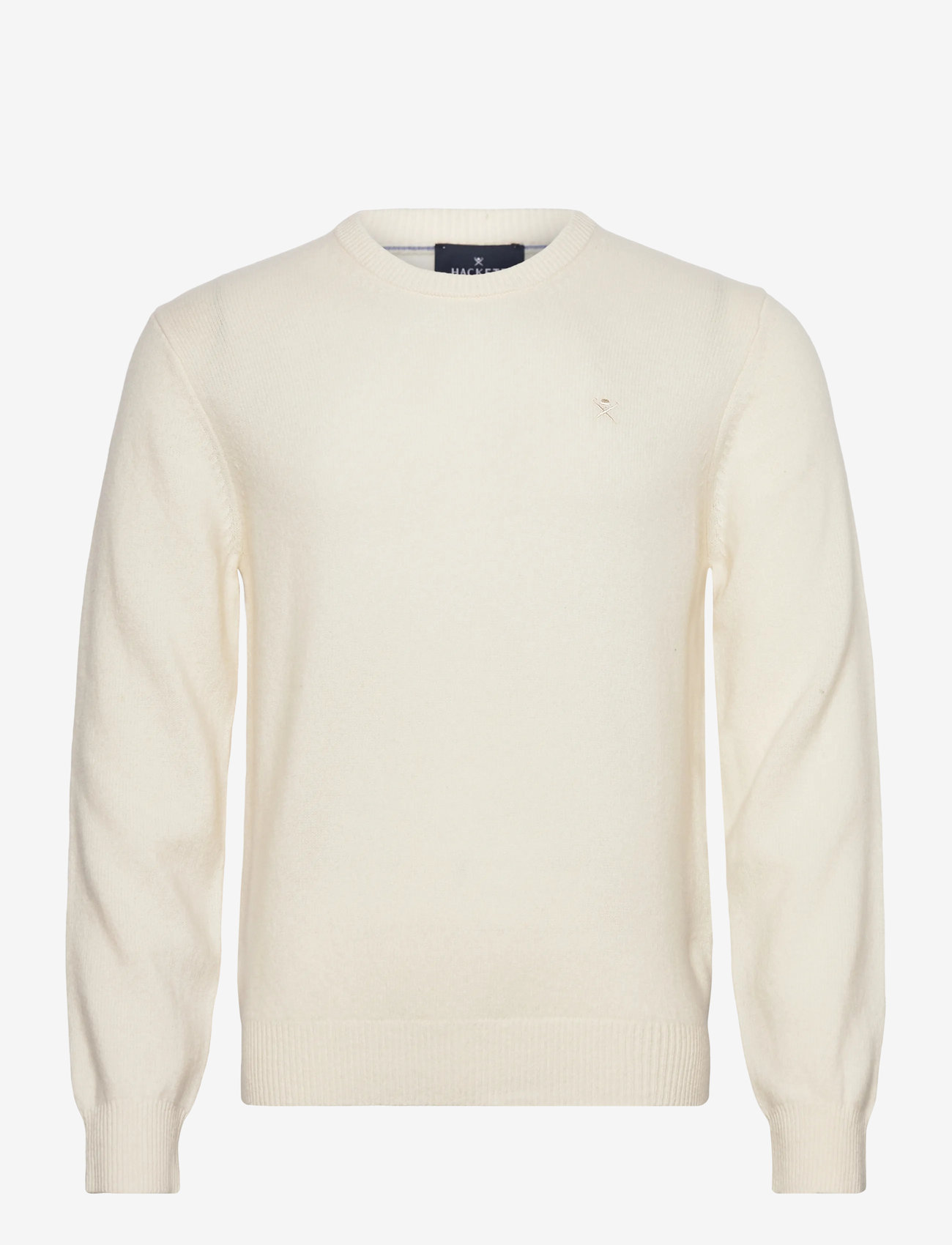 Hackett London - LAMBSWOOL CREW - herbstliche kleidung - off white - 0