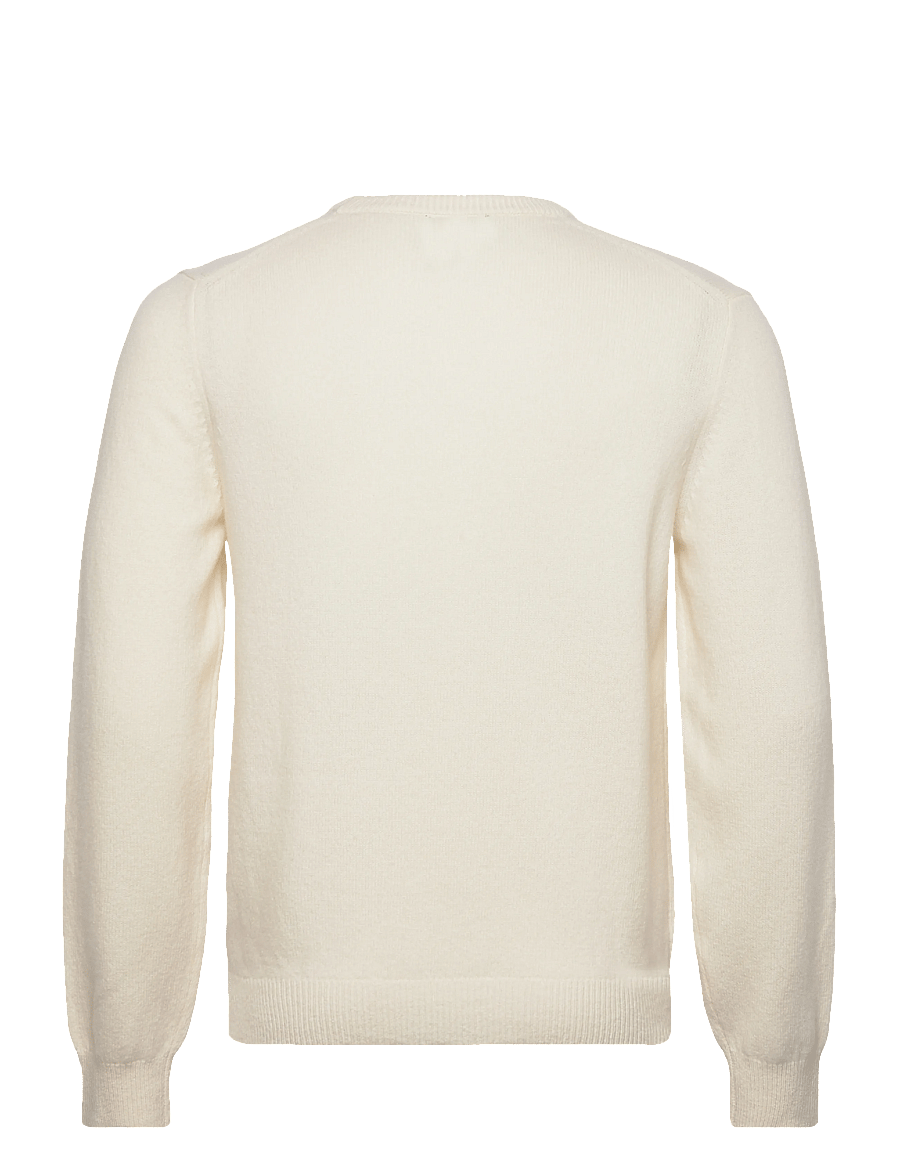 Hackett London - LAMBSWOOL CREW - rundhals - off white - 1