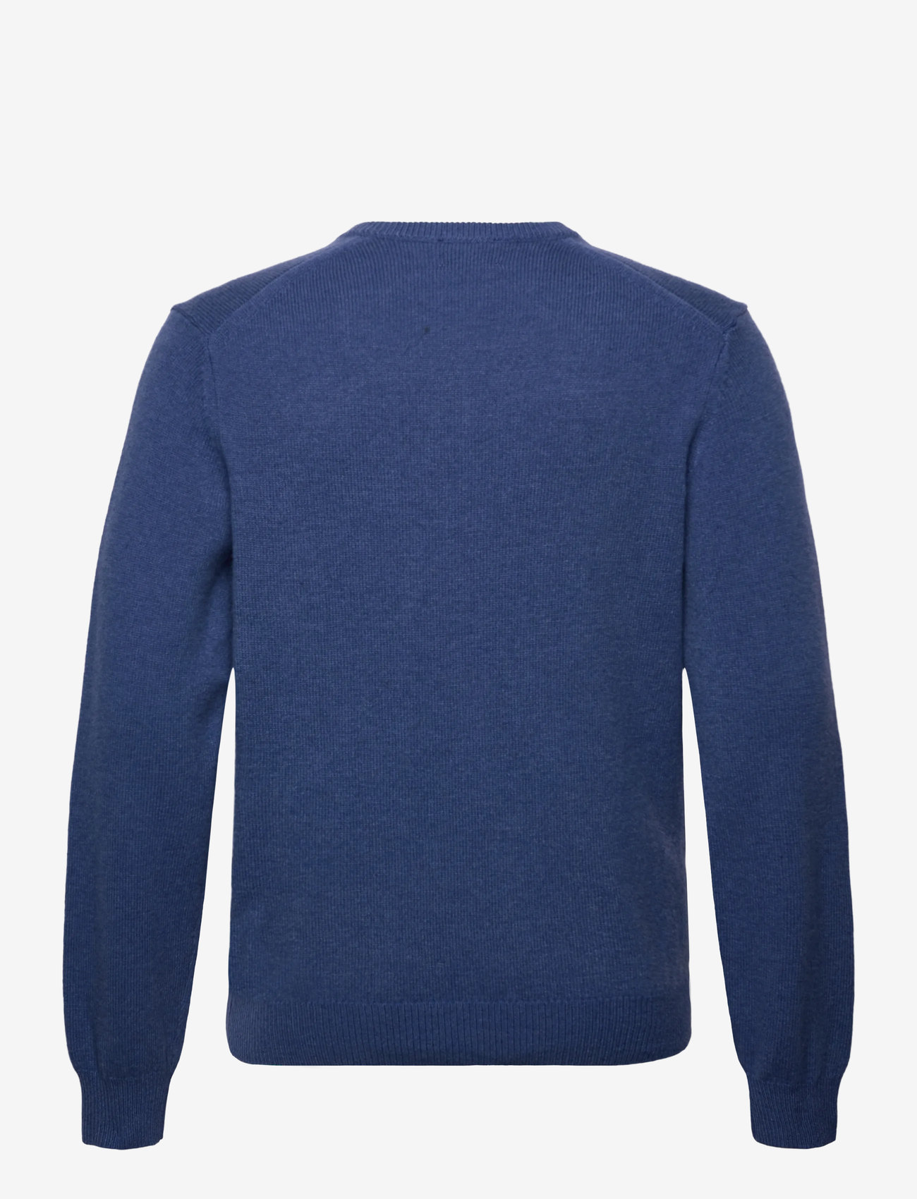 Hackett London - LAMBSWOOL V NECK - efterårstøj - denim blue - 1