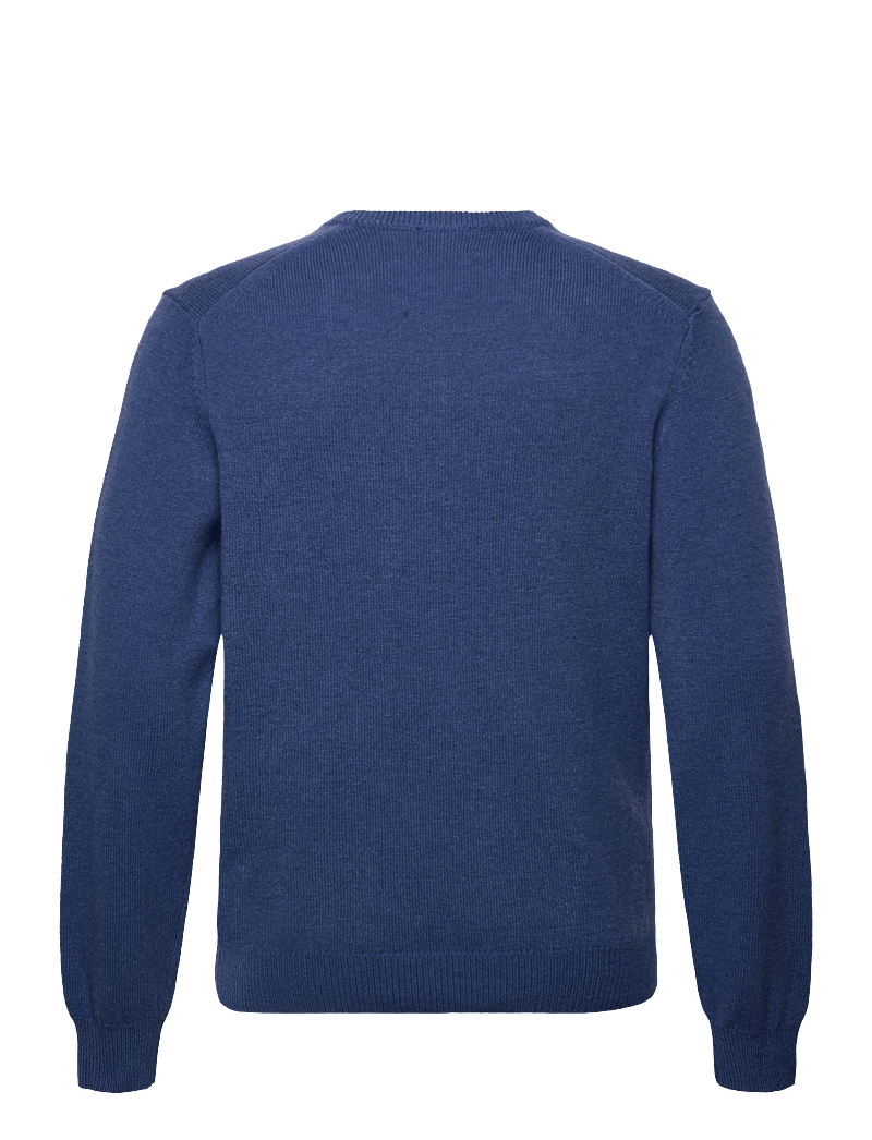 Hackett London - LAMBSWOOL V NECK - v-ausschnitt - denim blue - 1