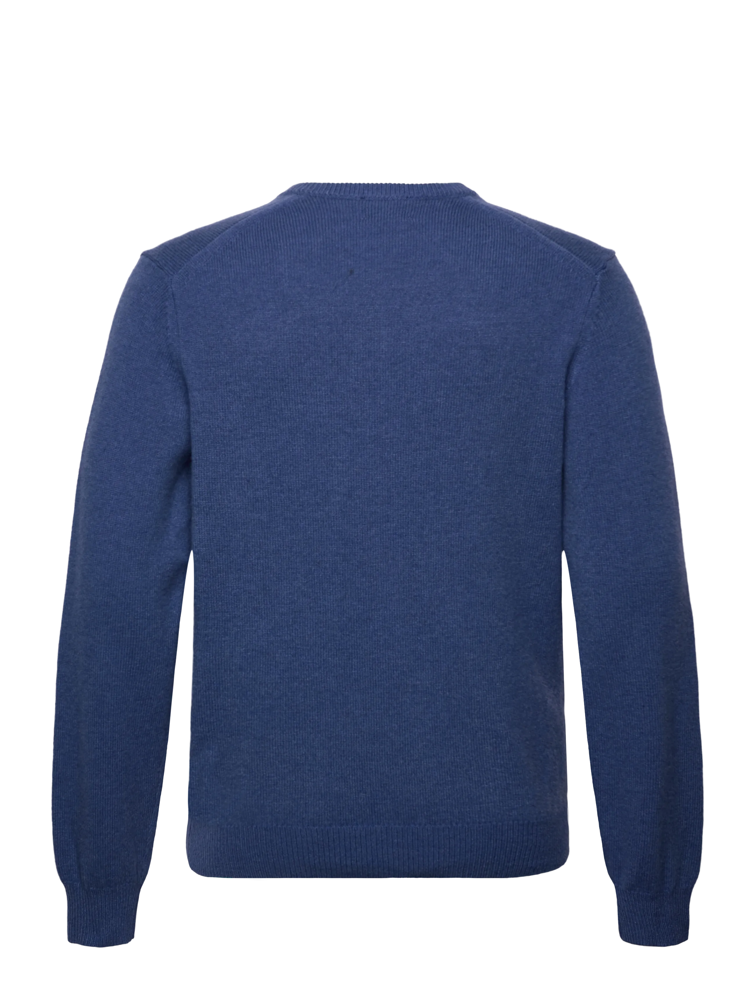 Hackett London - LAMBSWOOL V NECK - strik - denim blue - 1