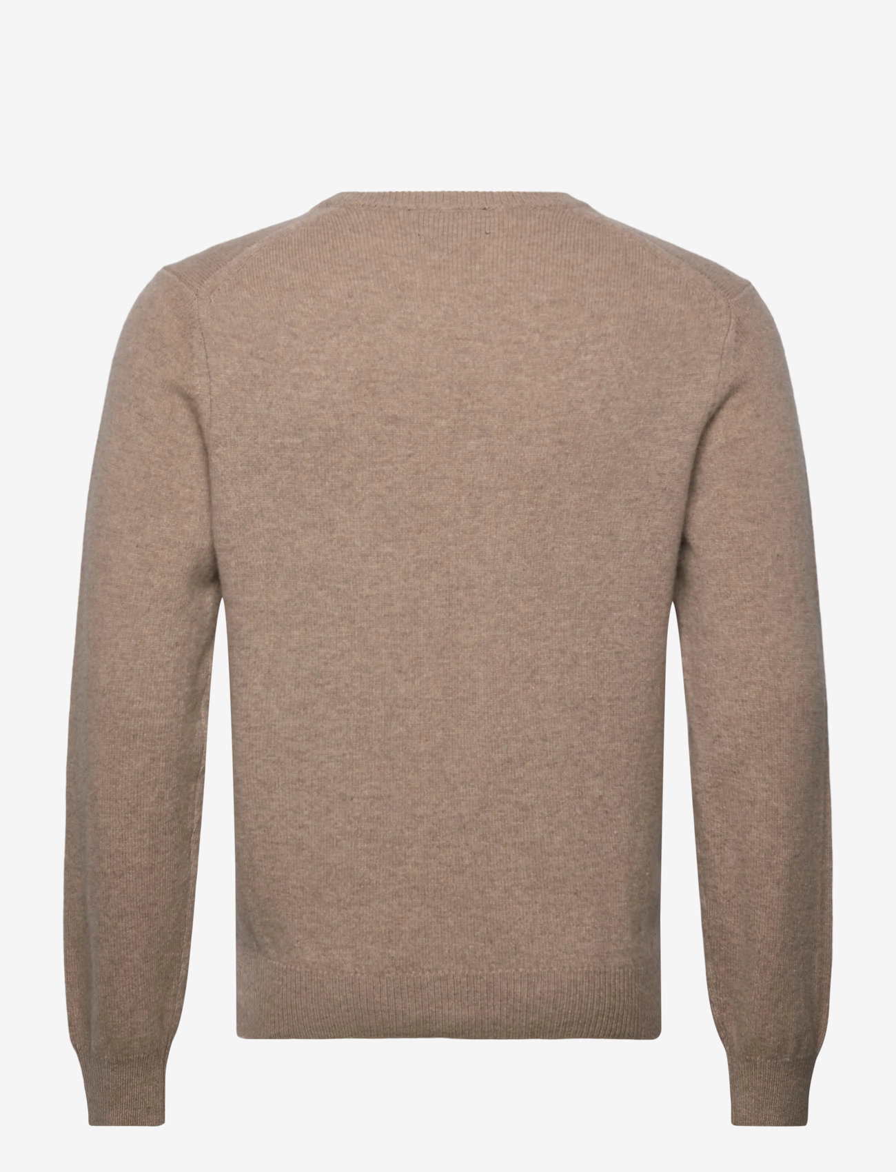 Hackett London - LAMBSWOOL V NECK - herbstliche kleidung - malt beige - 1