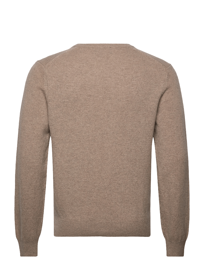 Hackett London - LAMBSWOOL V NECK - v-ausschnitt - malt beige - 1